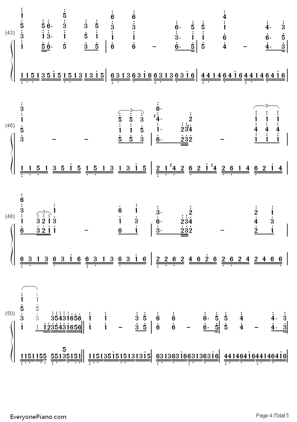 Sailing钢琴简谱_Rod_Stewart演唱