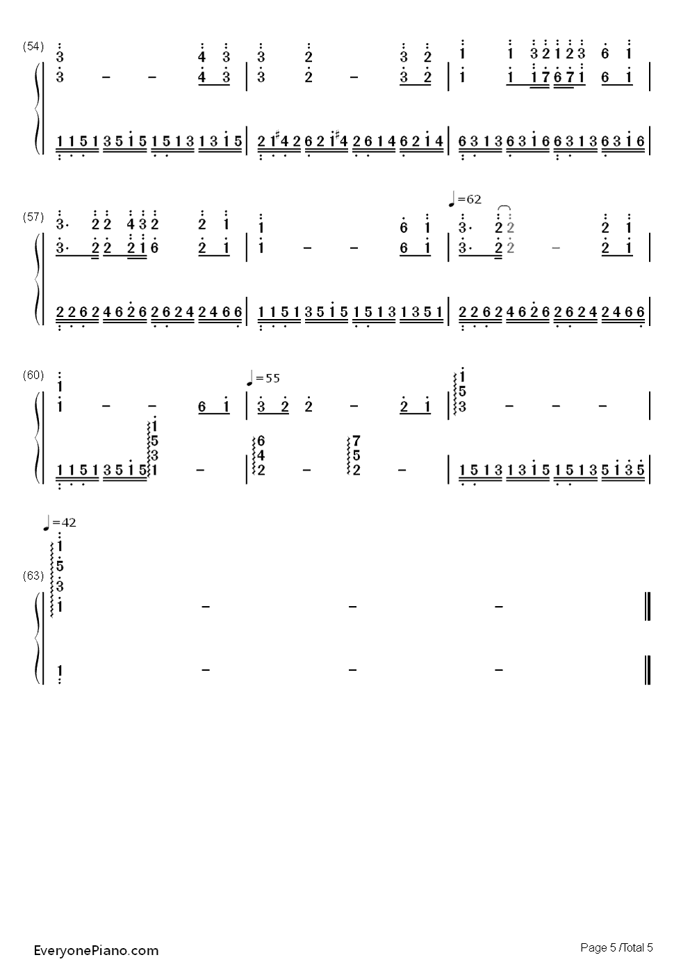 Sailing钢琴简谱_Rod_Stewart演唱