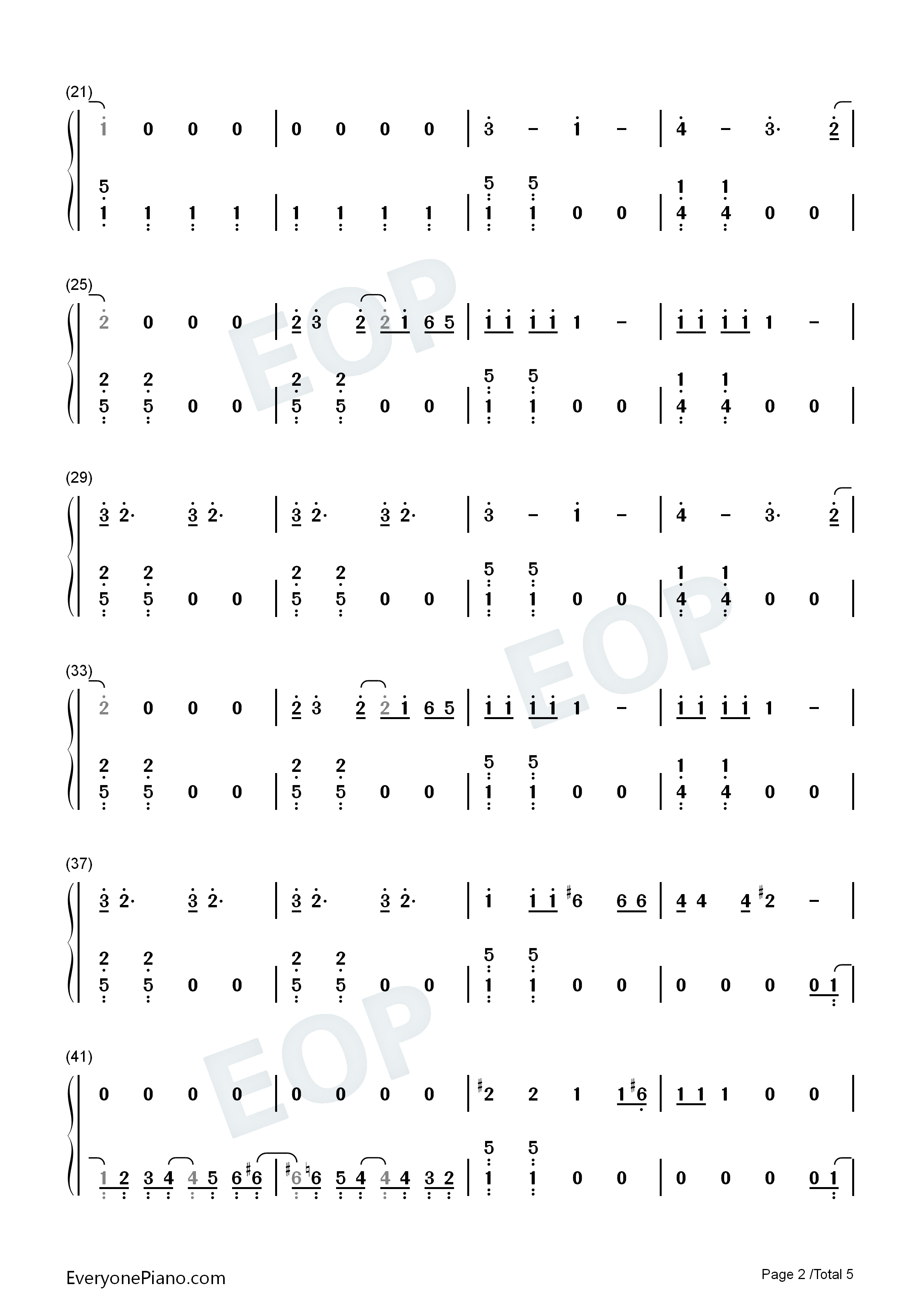 Midnight_Memories钢琴简谱_One_Direction演唱