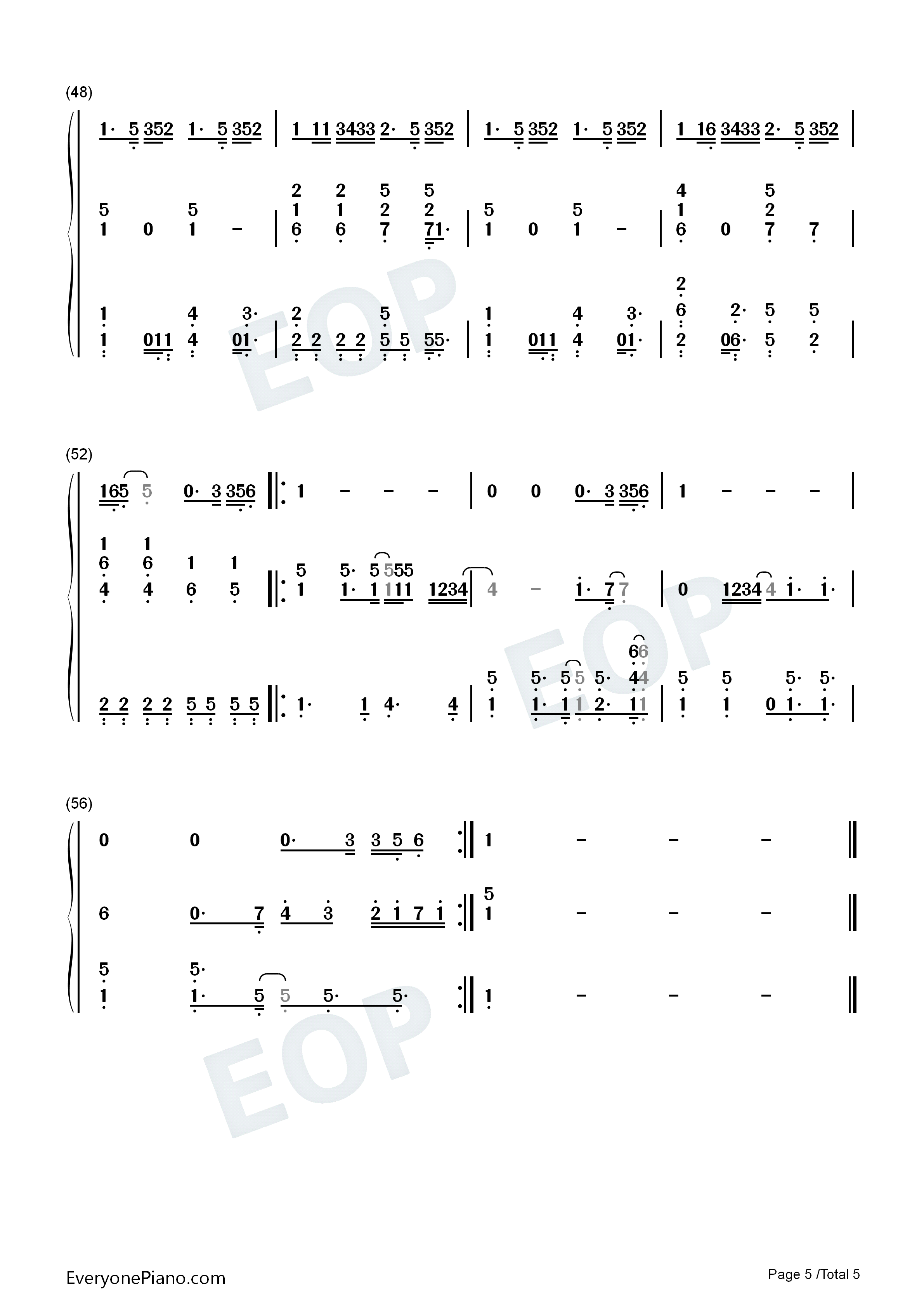 Bad_Day钢琴简谱_Daniel_Powter演唱