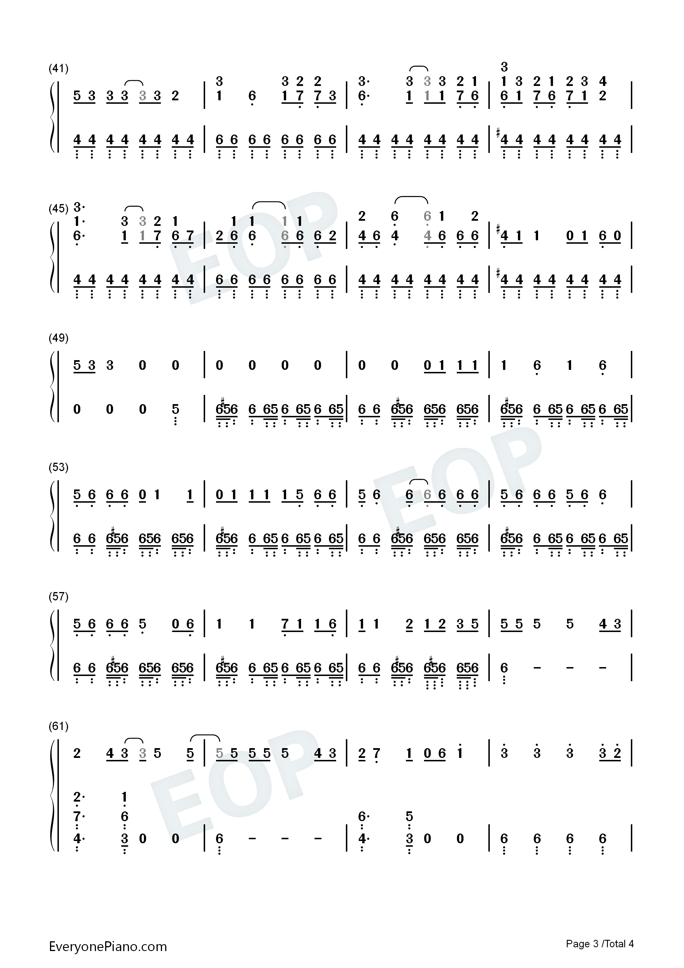 The_Phoenix钢琴简谱_Fall_Out_Boy演唱