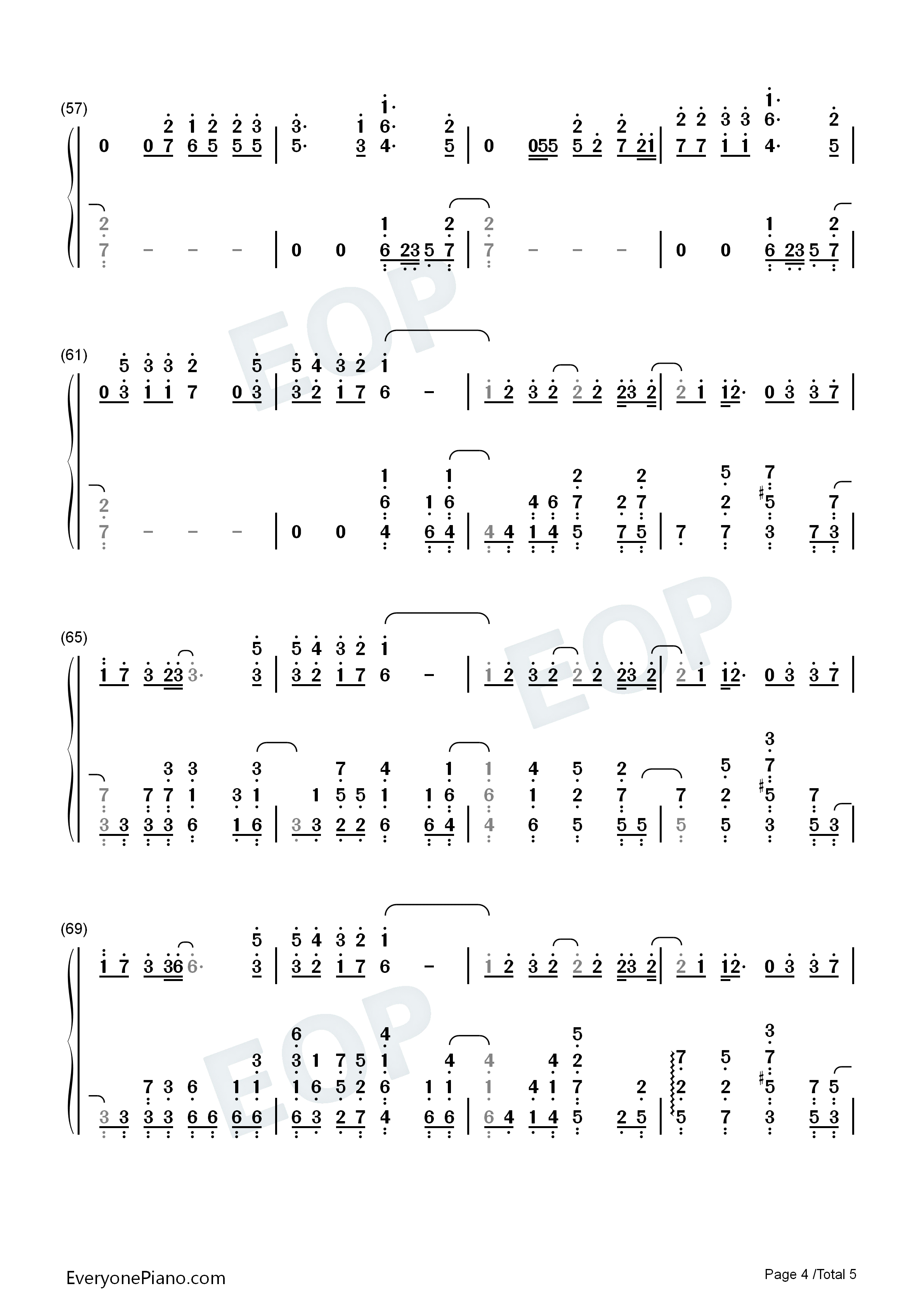 Flavor_Of_Life钢琴简谱_宇多田光演唱