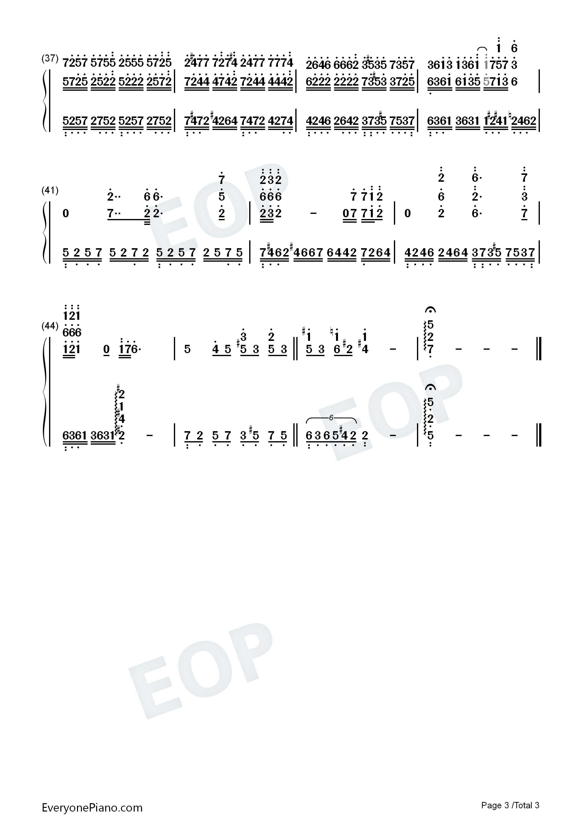 All_by_Myself钢琴简谱_Celine_Dion演唱