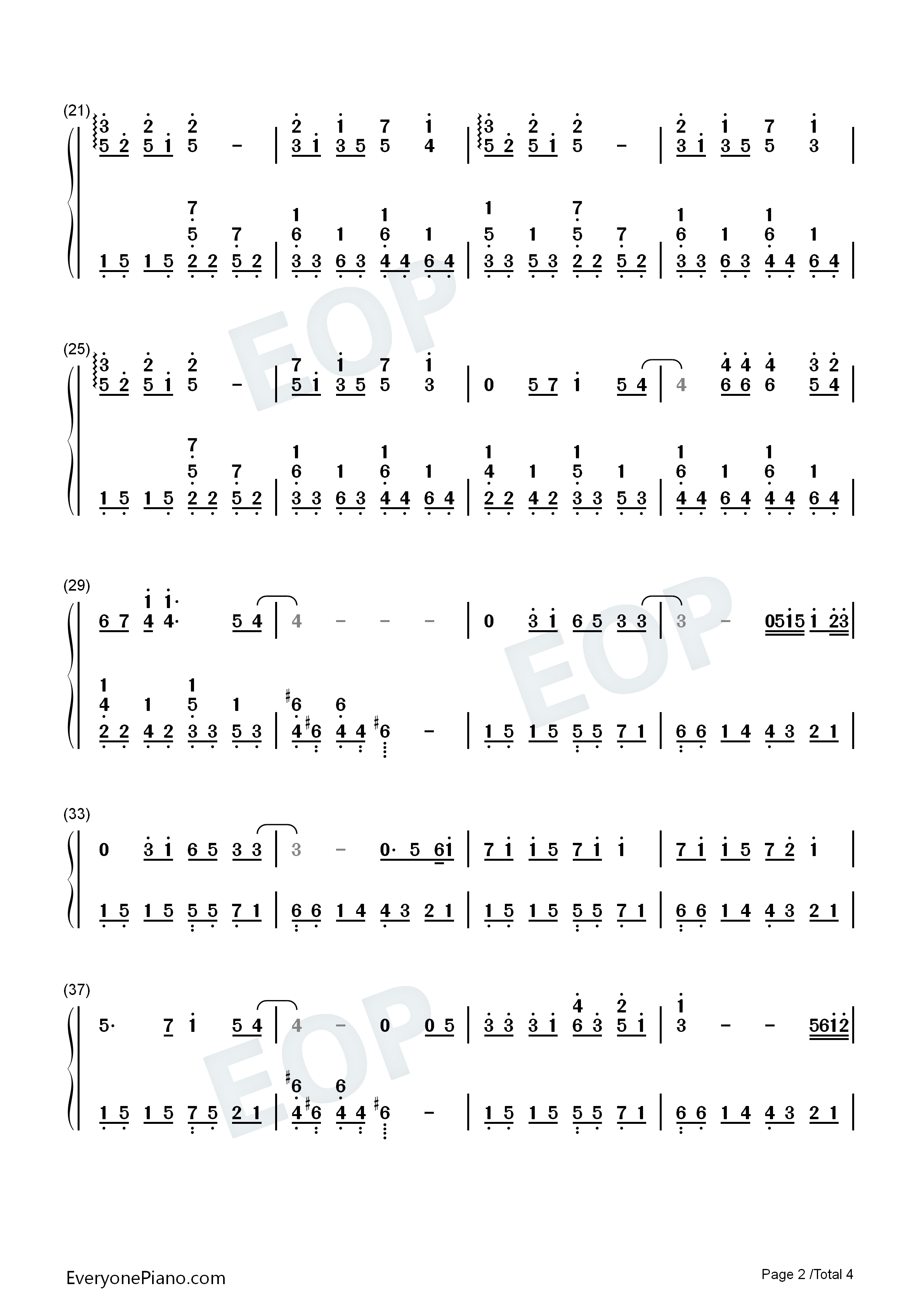Take_A_Bow钢琴简谱_Rihanna演唱