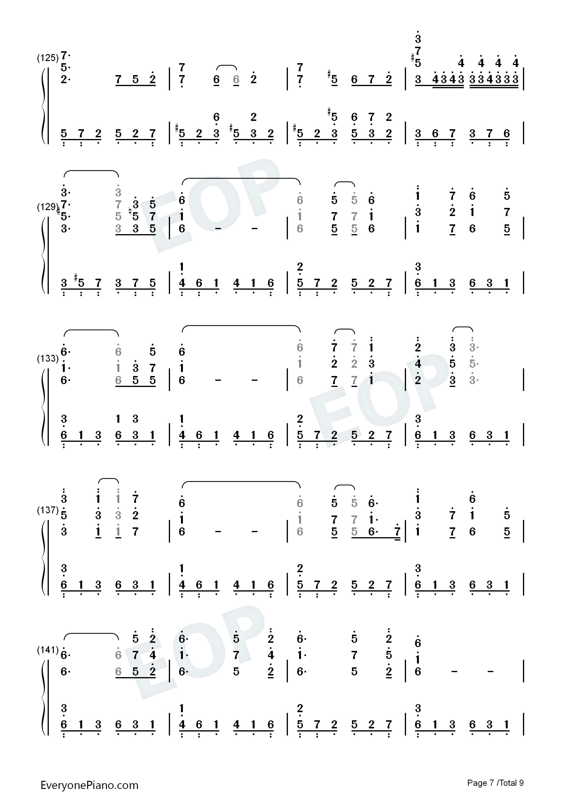 绯想天钢琴简谱_东方Project演唱
