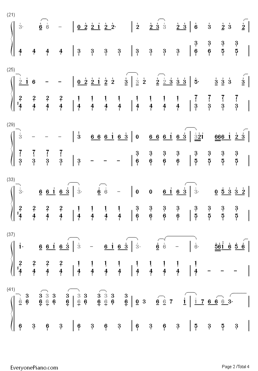 Addicted_to_You钢琴简谱_Avicii演唱