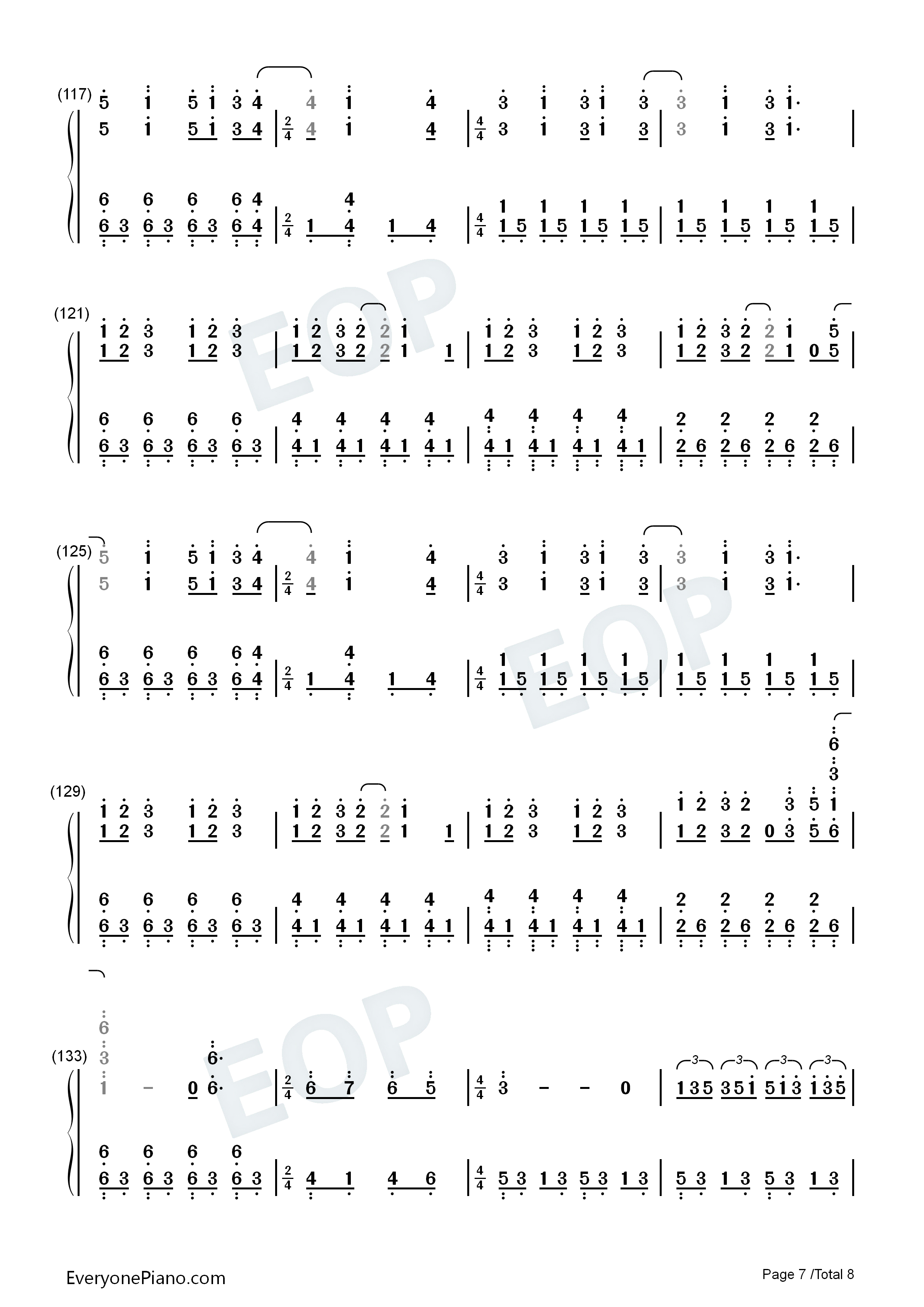 Charlie_Brown钢琴简谱_Coldplay演唱