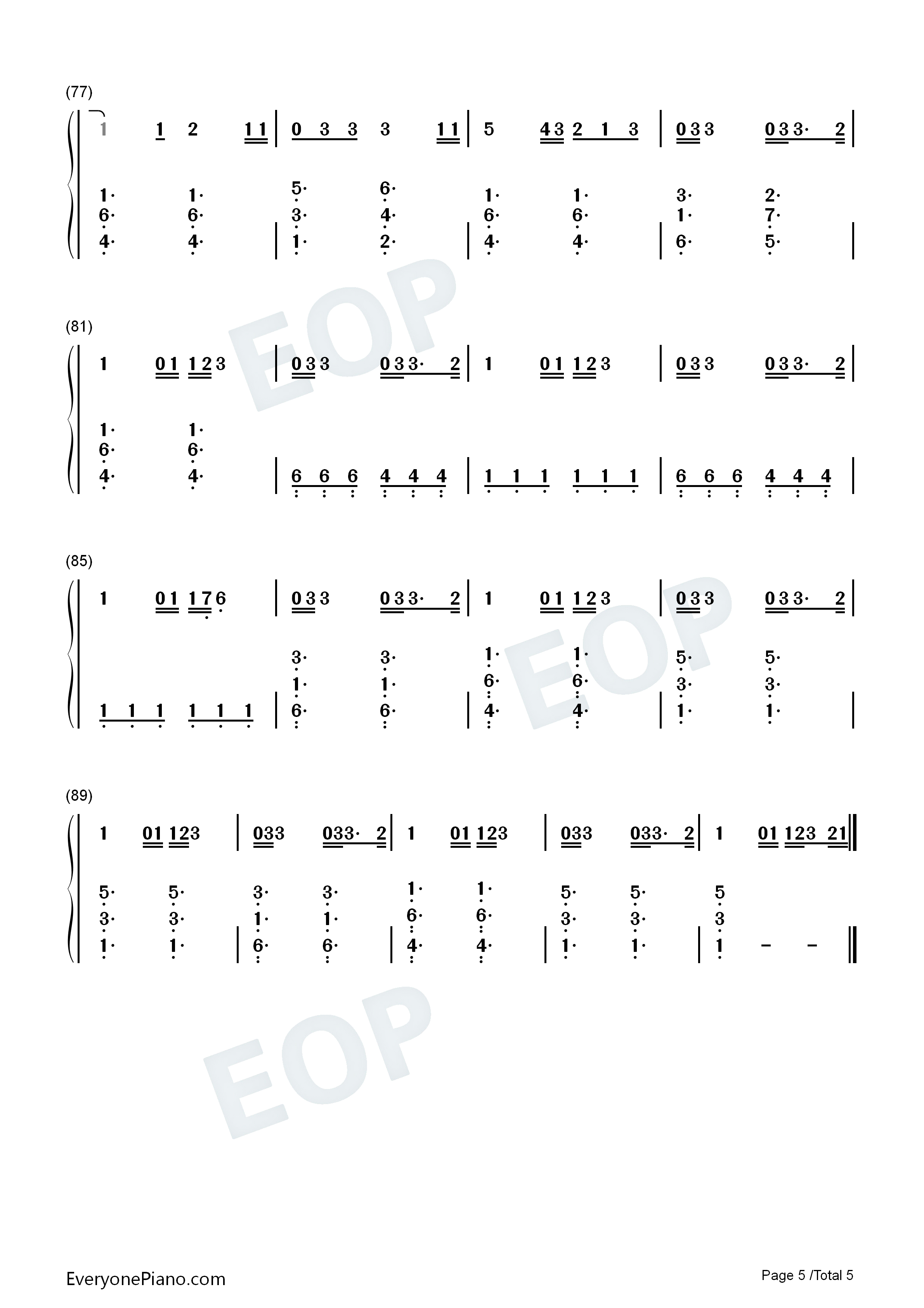 Give_Me_Love钢琴简谱_Ed_Sheeran演唱