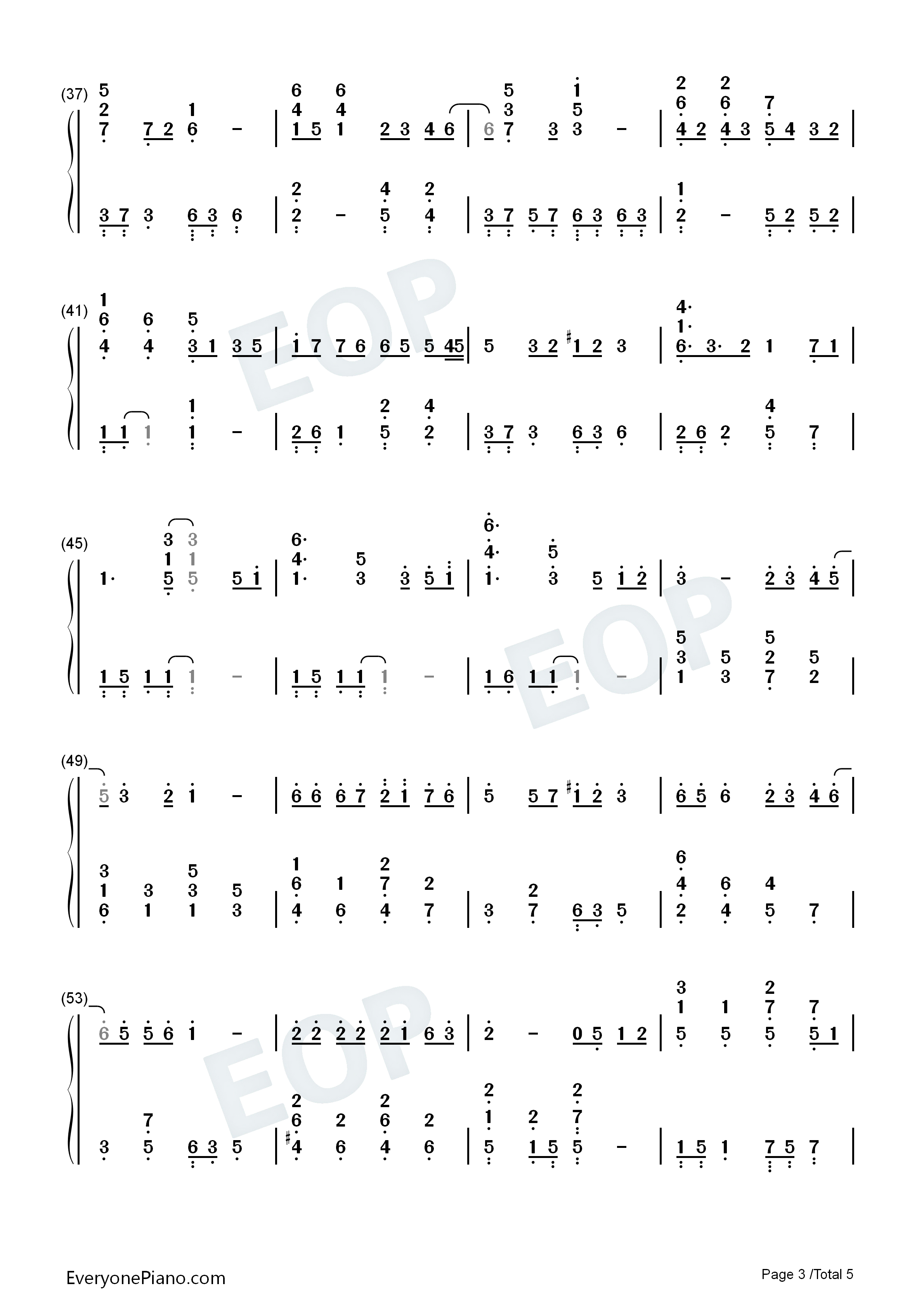 千の風になって钢琴简谱_银魂演唱