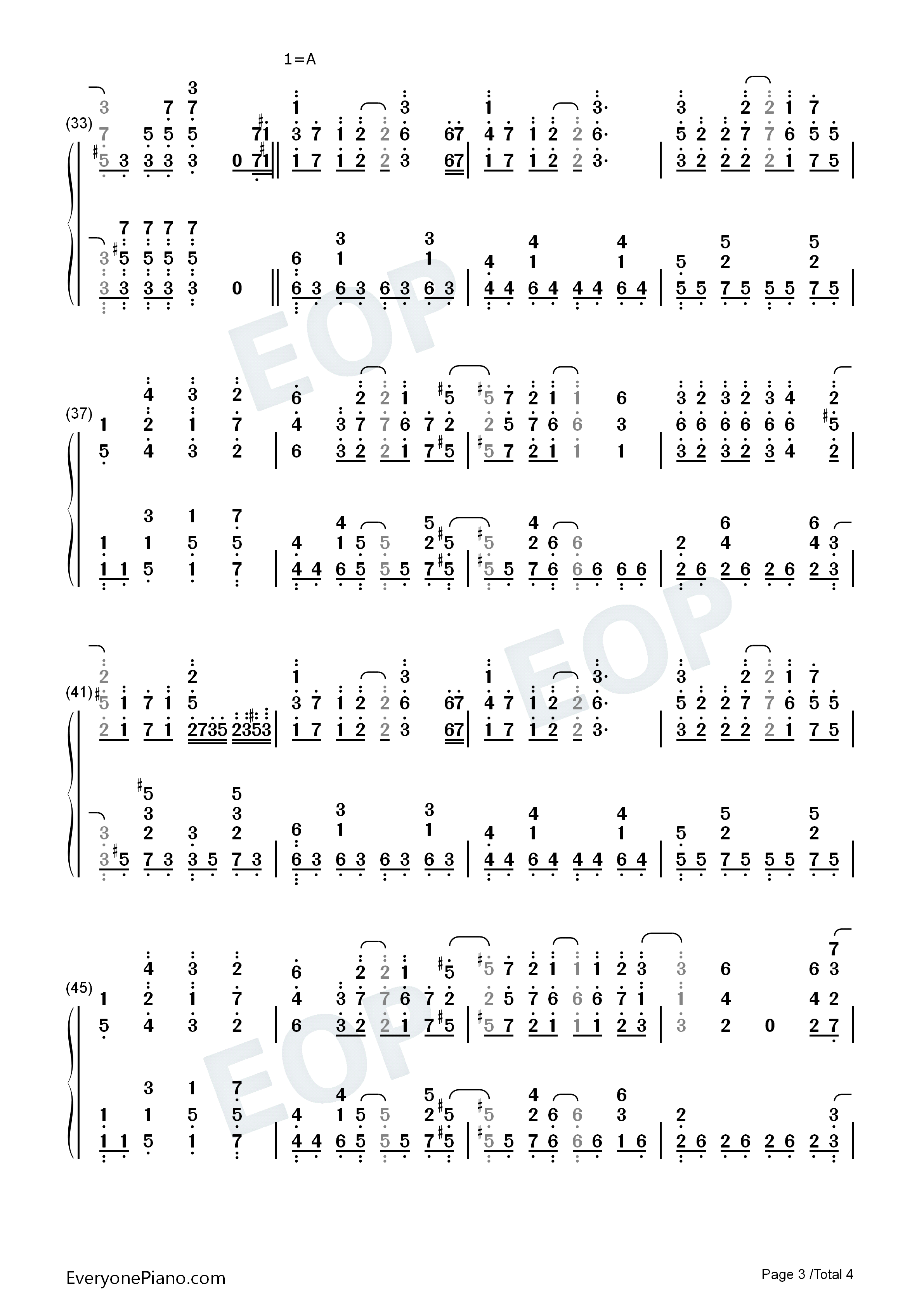 oath_sign钢琴简谱_LiSA演唱