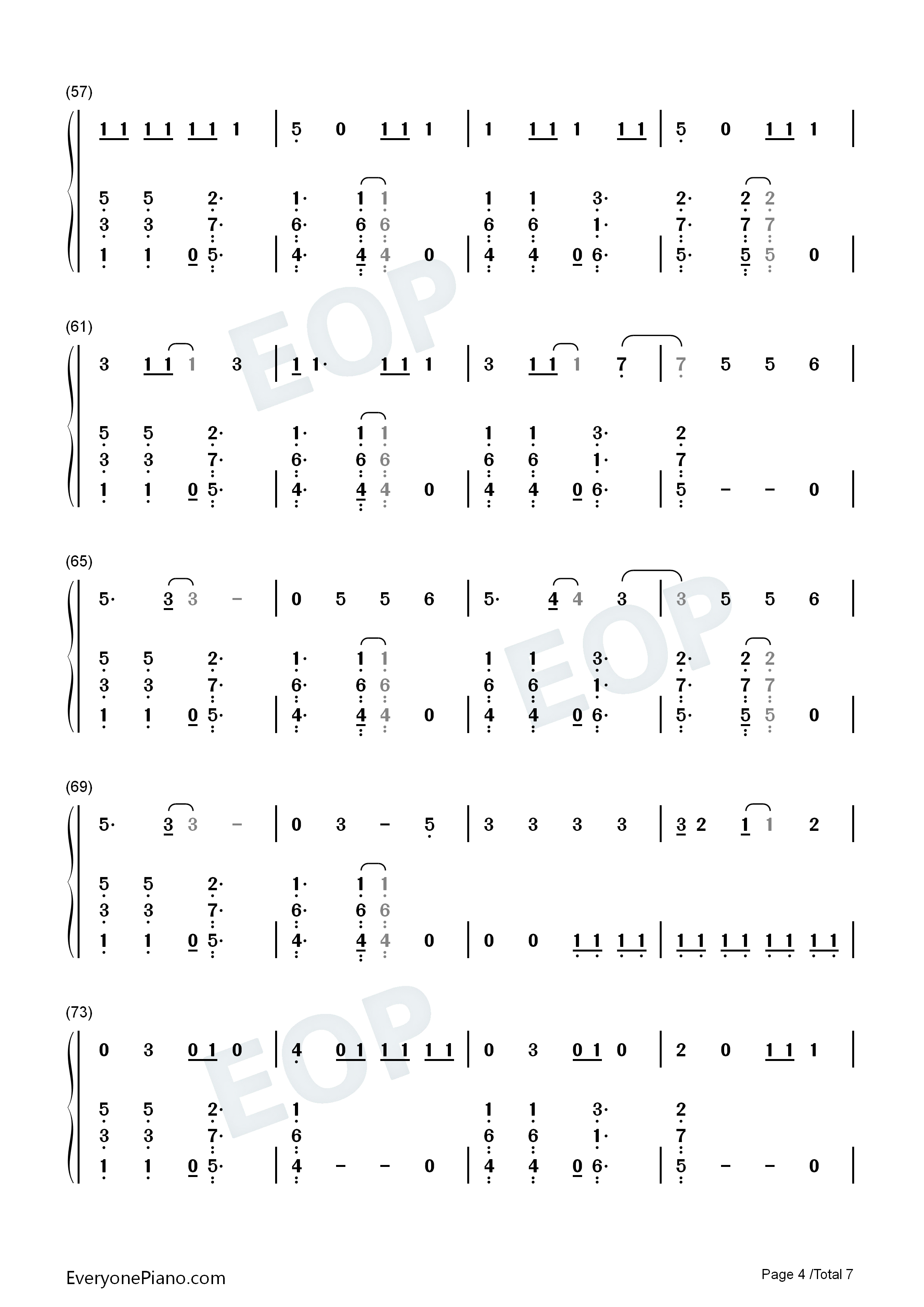 Kiss_You钢琴简谱_One_Direction演唱