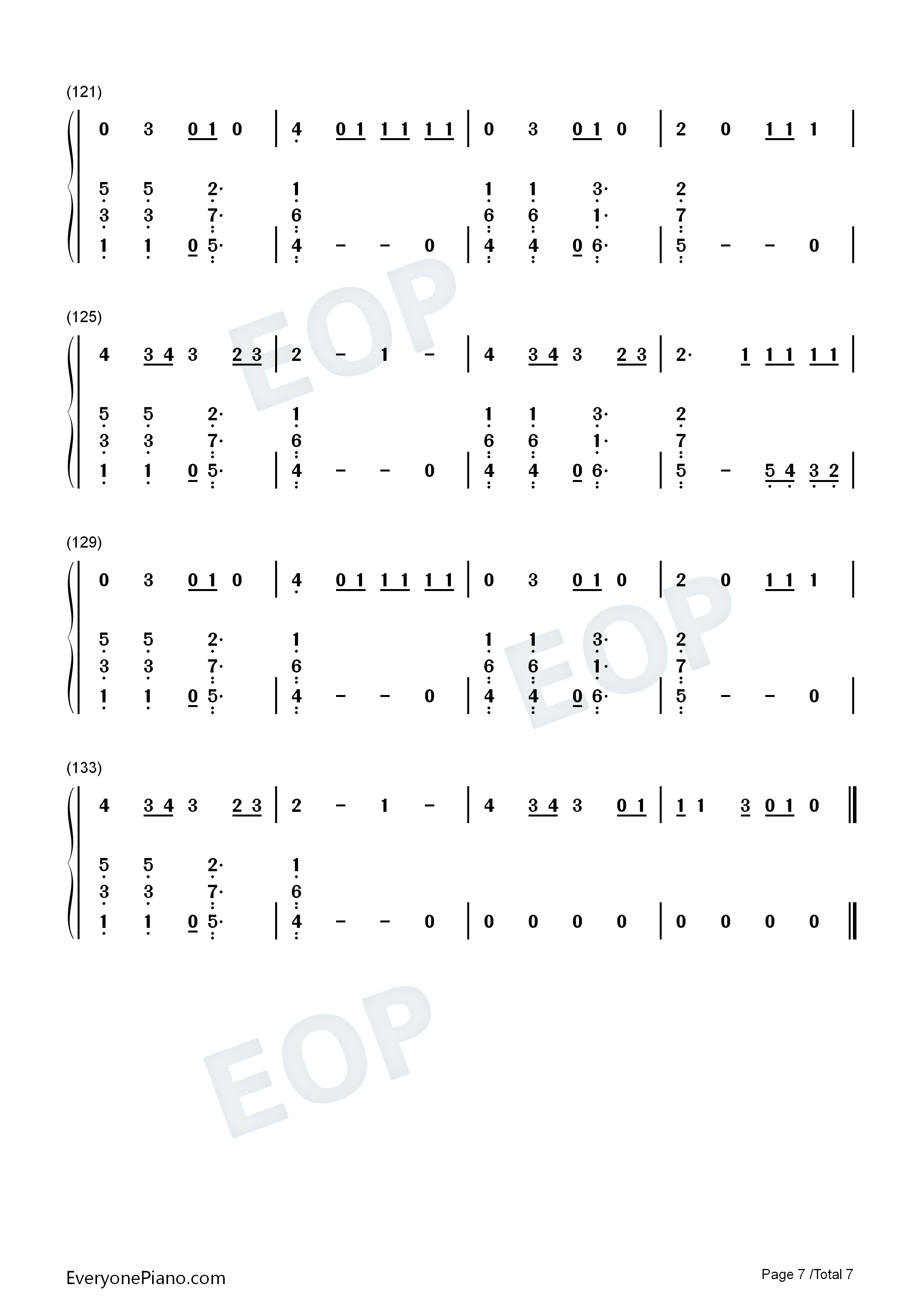 Kiss_You钢琴简谱_One_Direction演唱