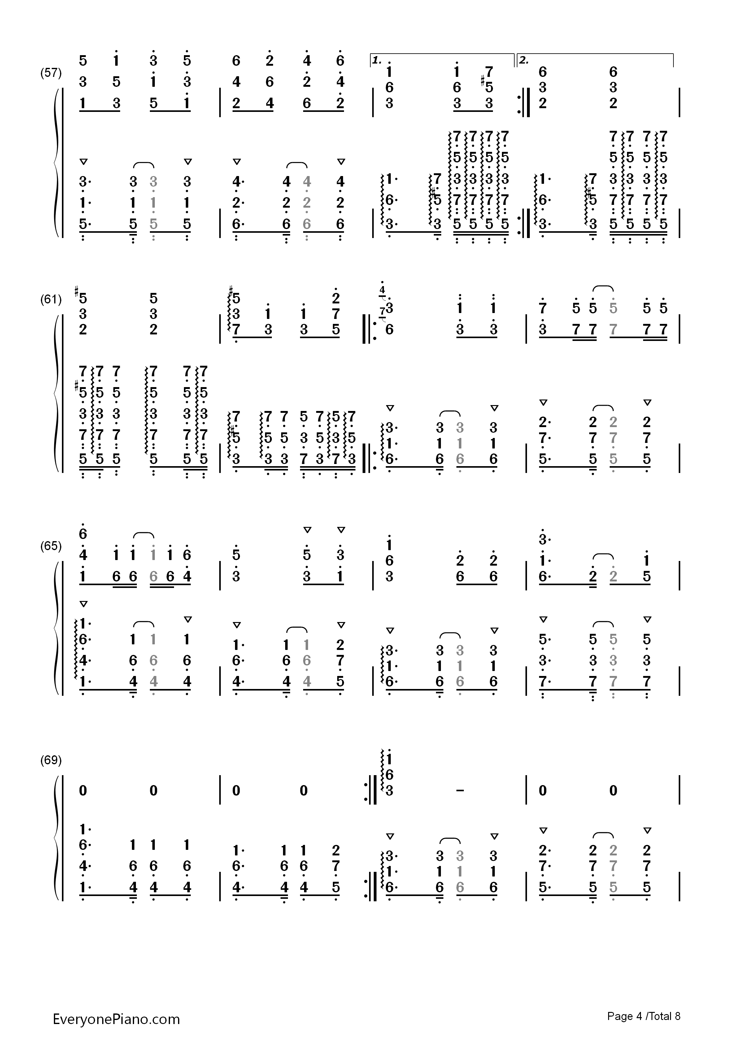 恋に恋して钢琴简谱_仓木麻衣演唱