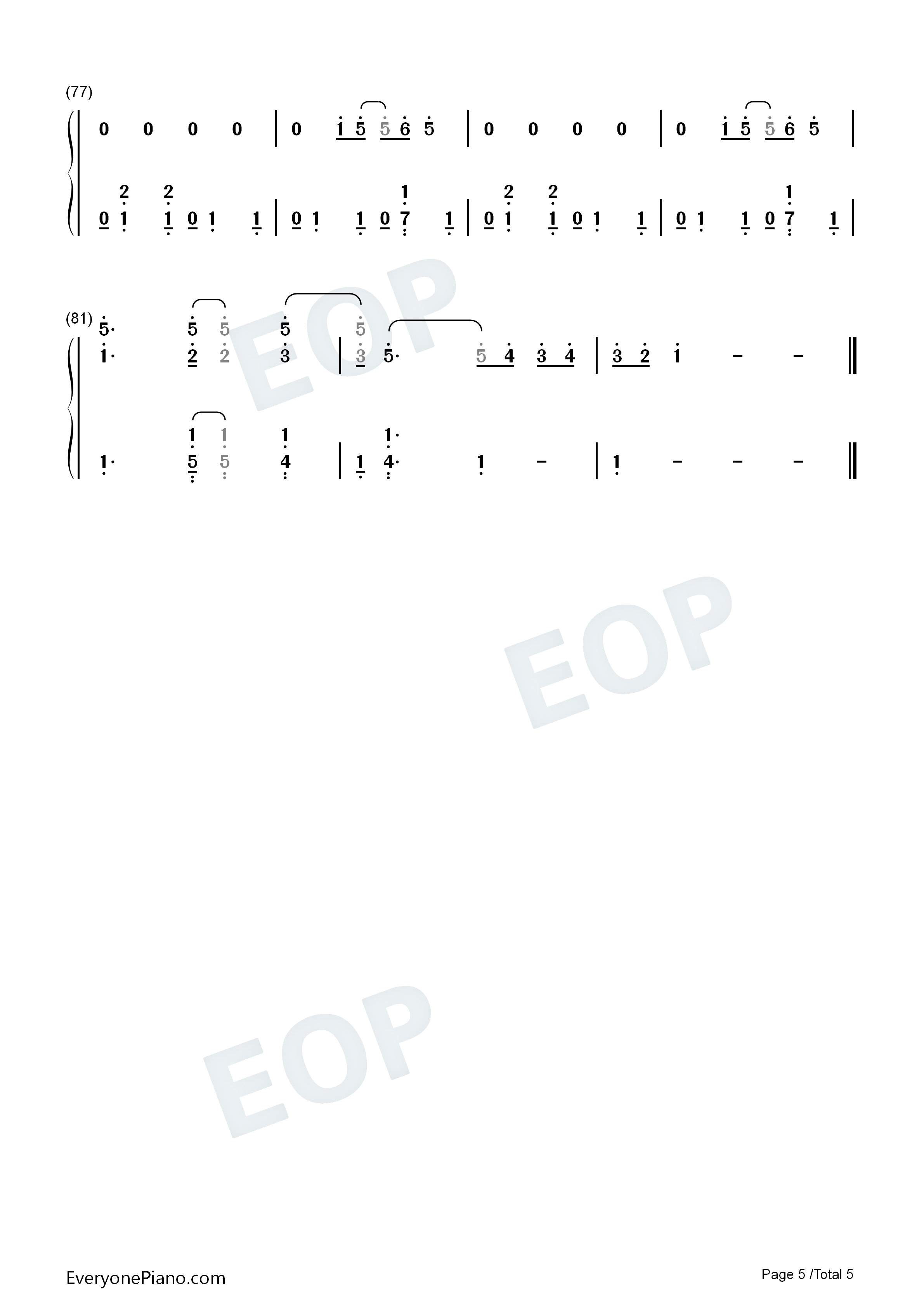 Find_You钢琴简谱_Zedd演唱