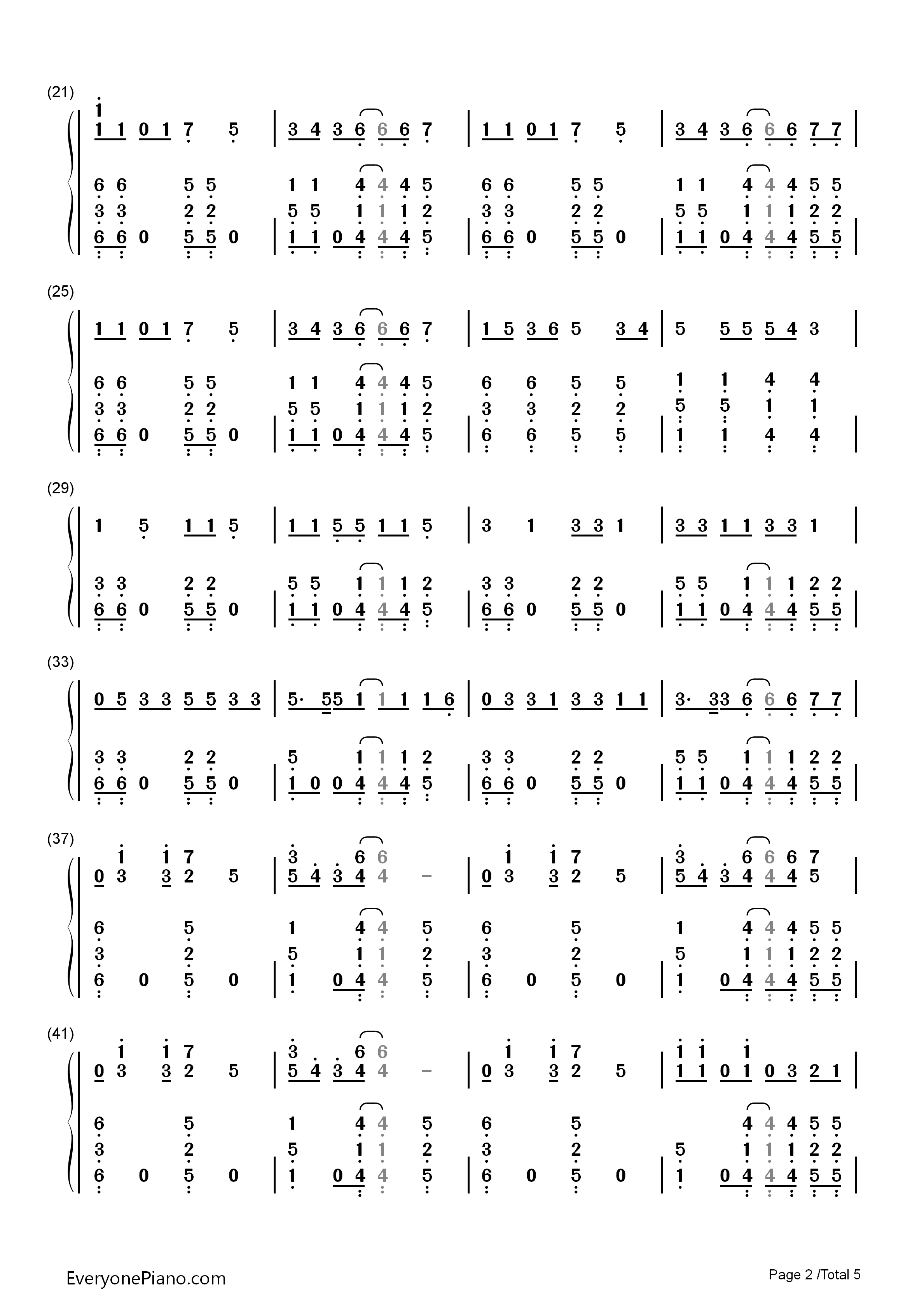 Die_Young钢琴简谱_Kesha演唱