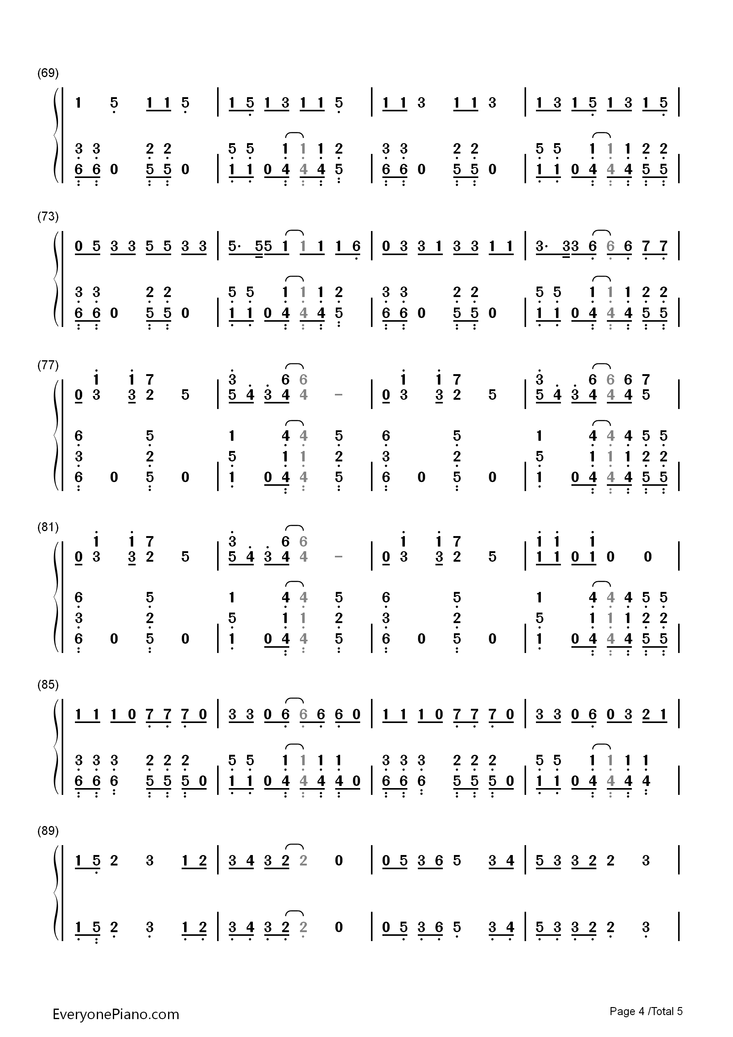 Die_Young钢琴简谱_Kesha演唱