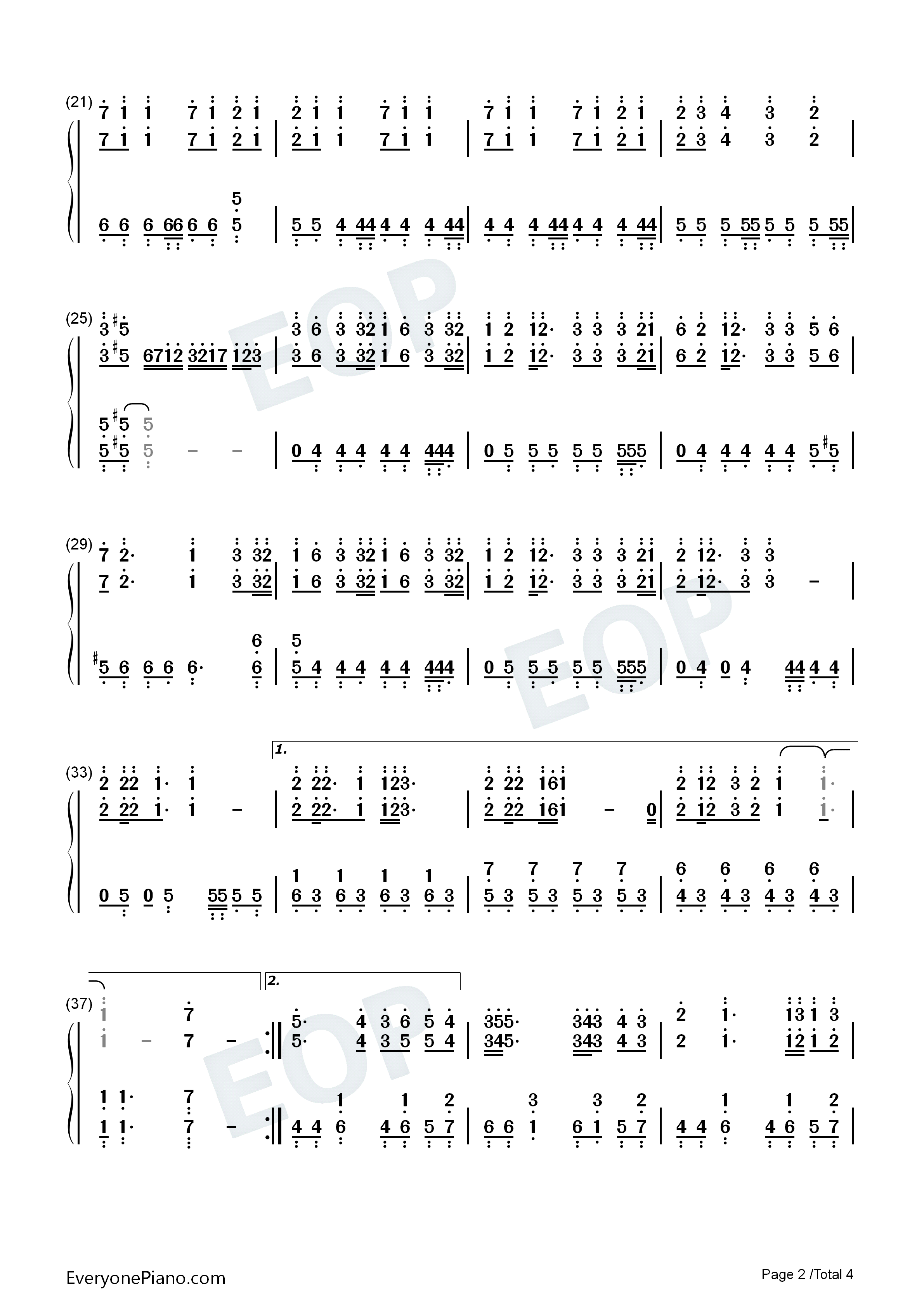 Prisoner_Of_Love钢琴简谱_宇多田光_宇多田ヒカル演唱