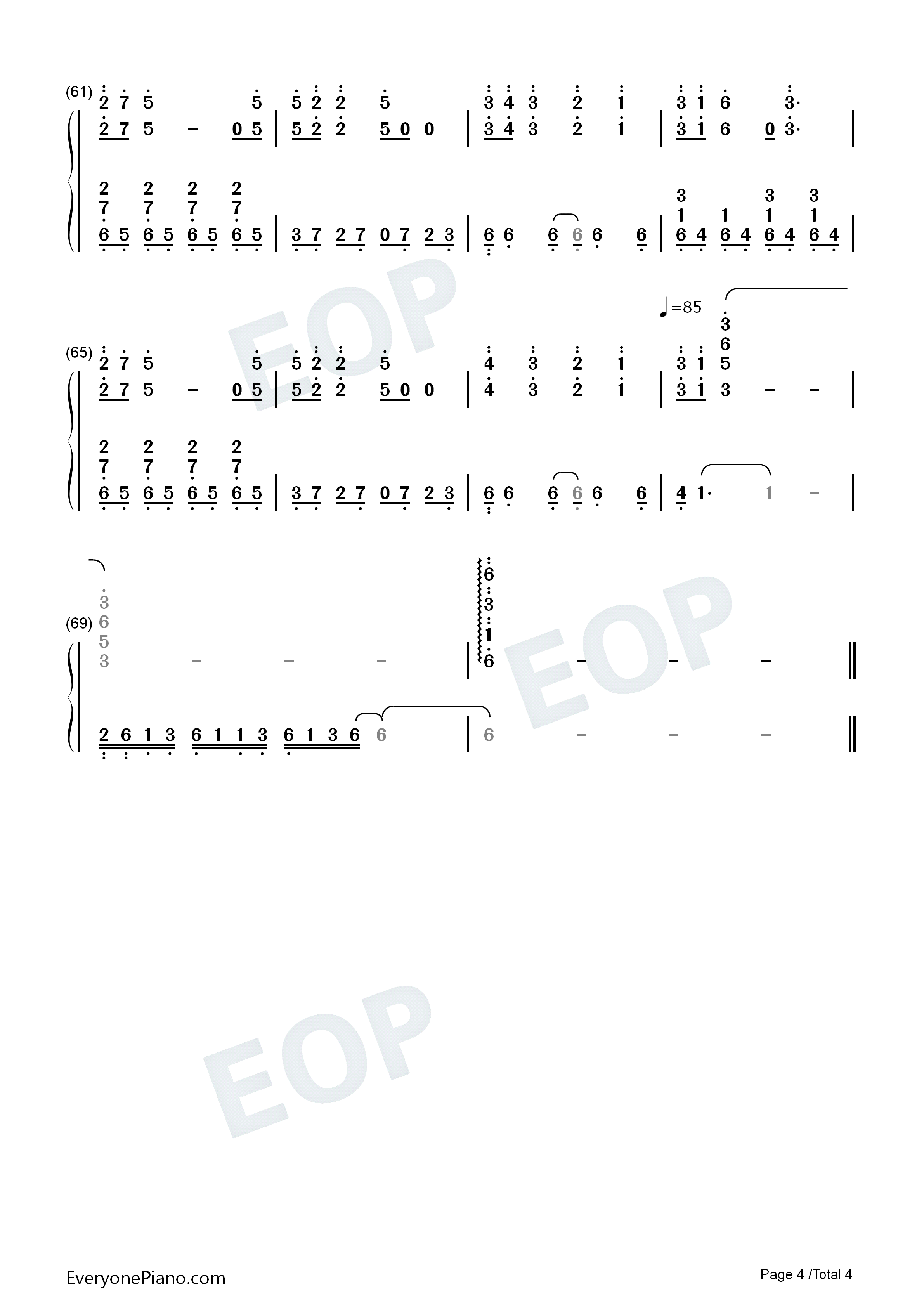 Prisoner_Of_Love钢琴简谱_宇多田光_宇多田ヒカル演唱