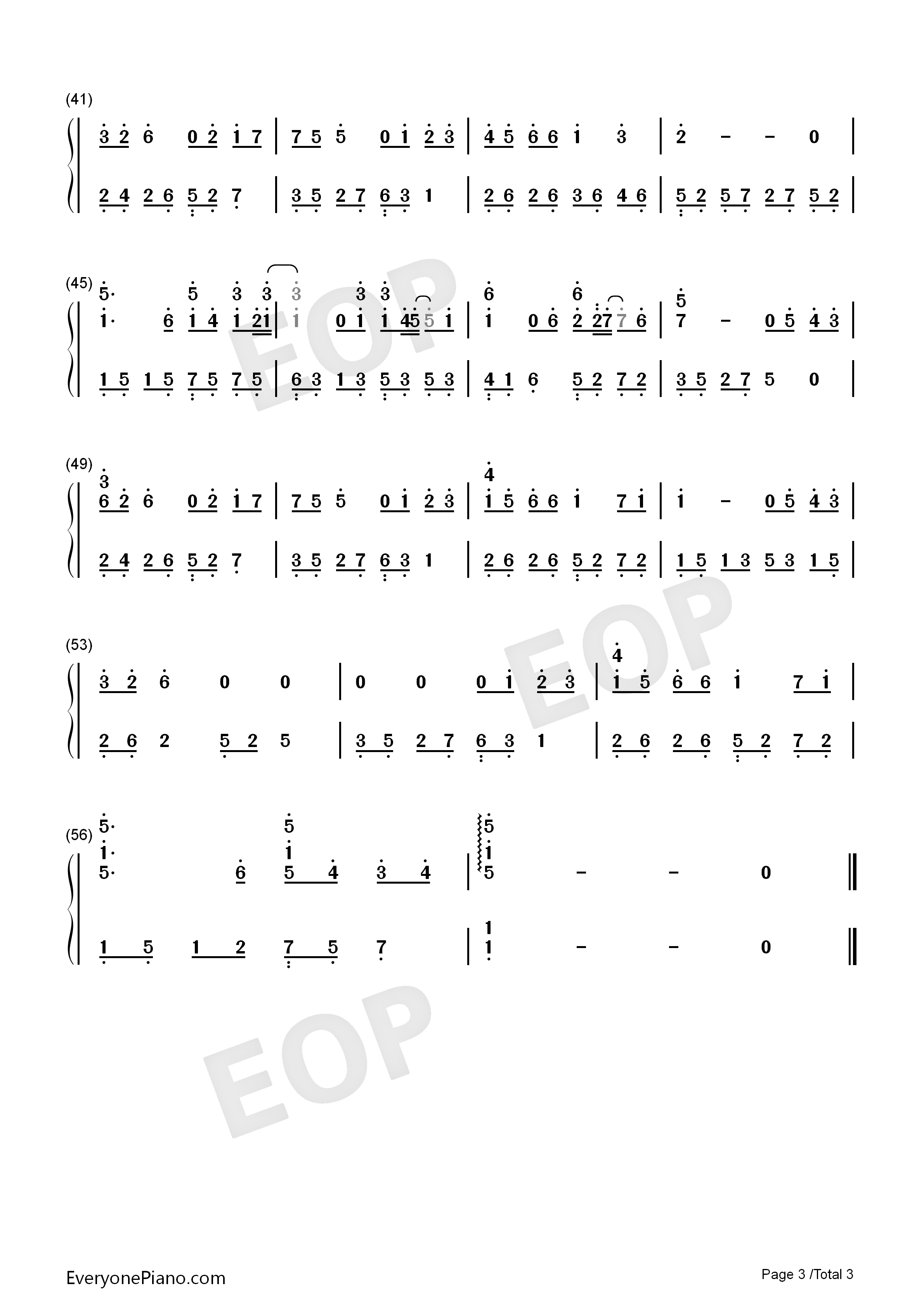 爱不单行钢琴简谱_罗志祥演唱