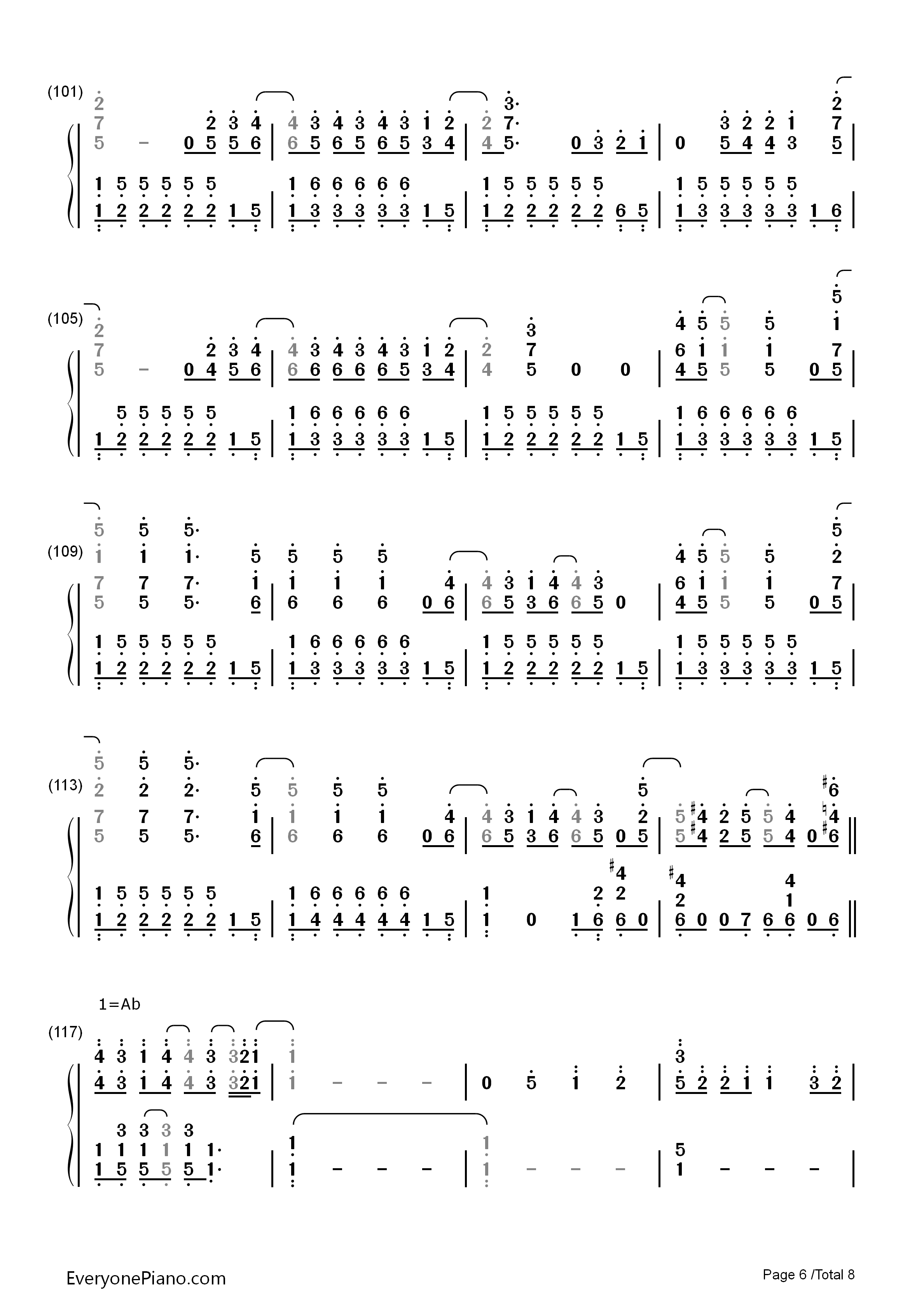 手纸_～拝启_十五の君へ～Angela_Aki钢琴简谱_Angela_Aki演唱