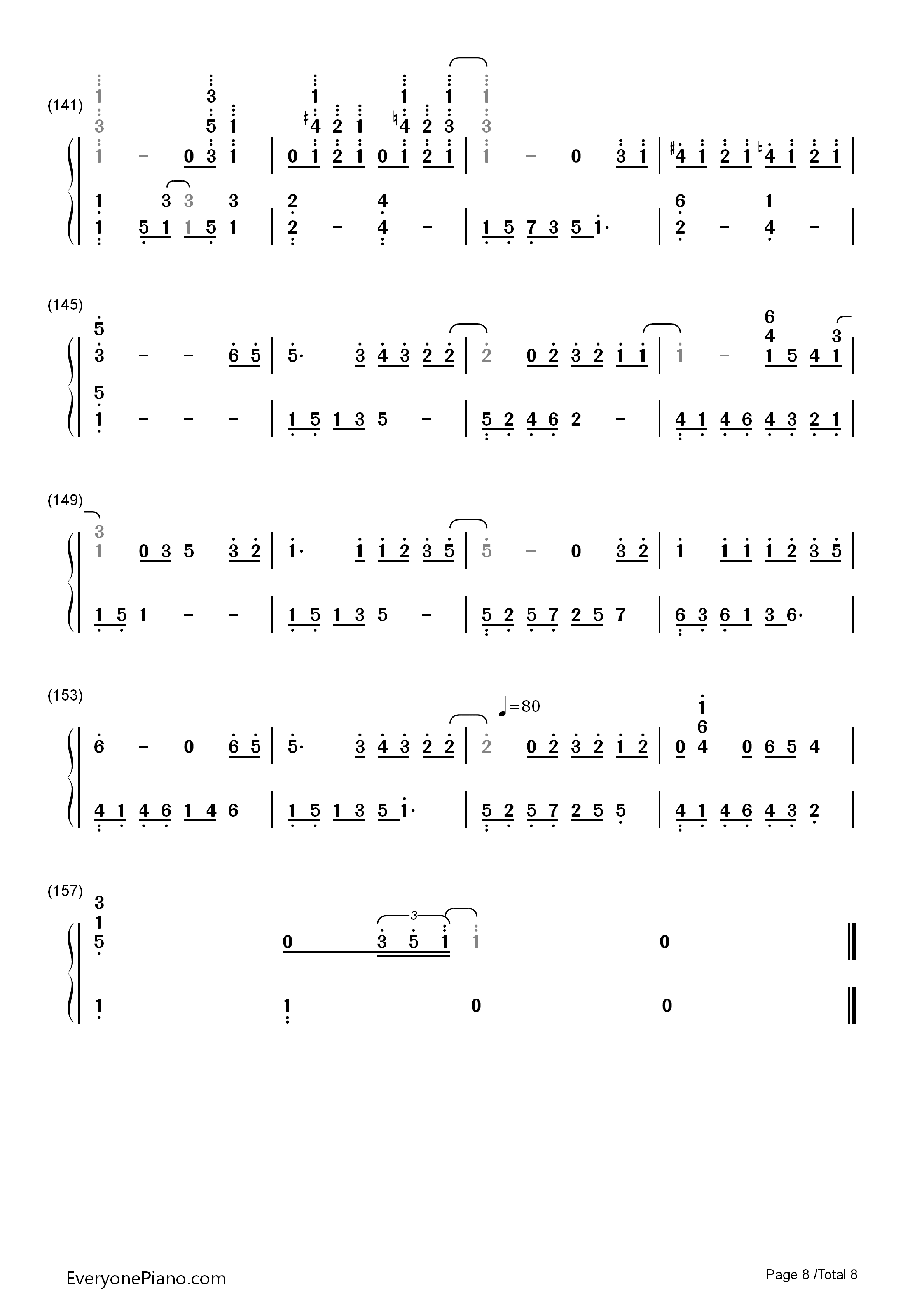 手纸_～拝启_十五の君へ～Angela_Aki钢琴简谱_Angela_Aki演唱