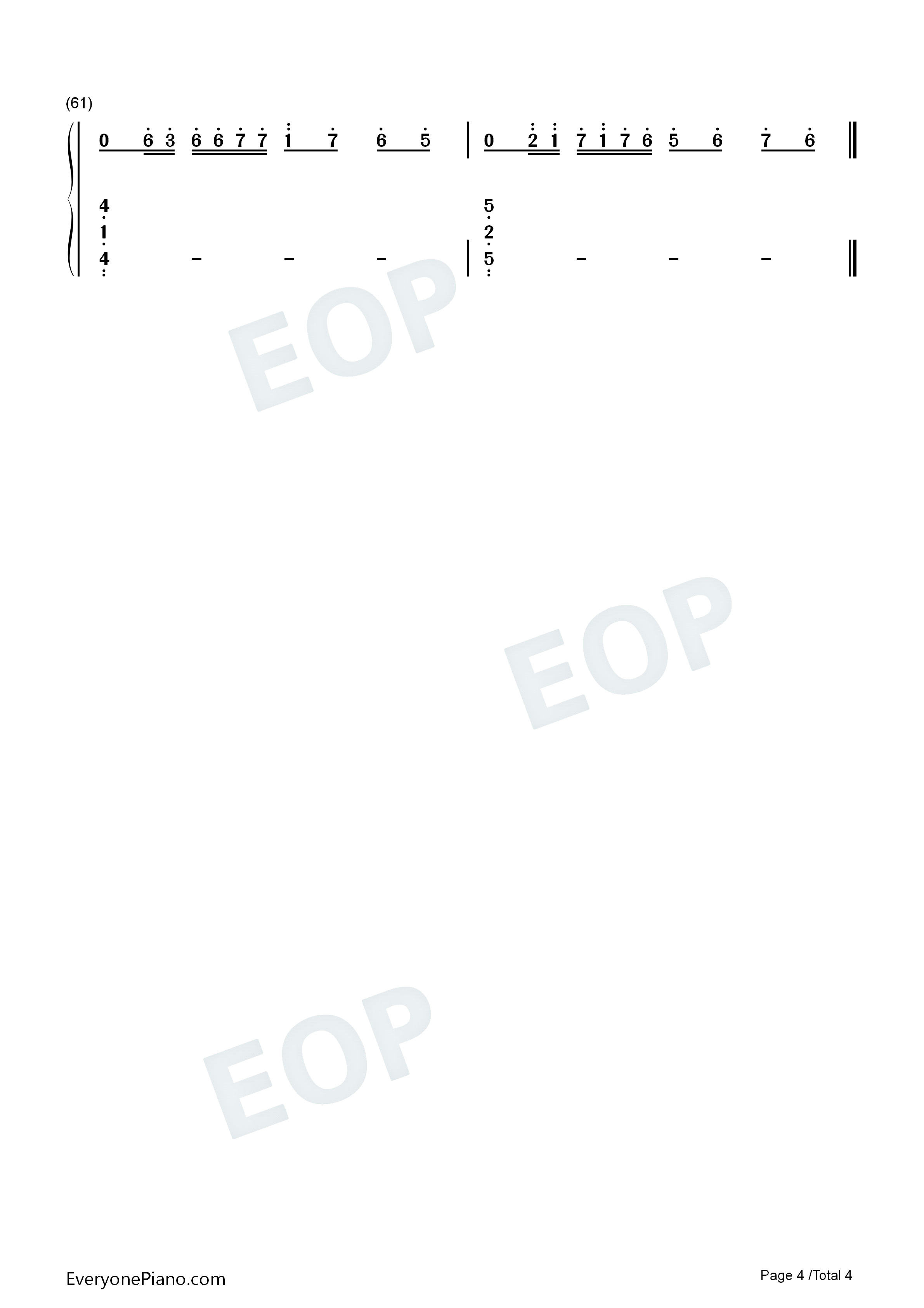 _棋魂_片尾曲（ヒカルの碁ED）钢琴简谱_棋魂演唱