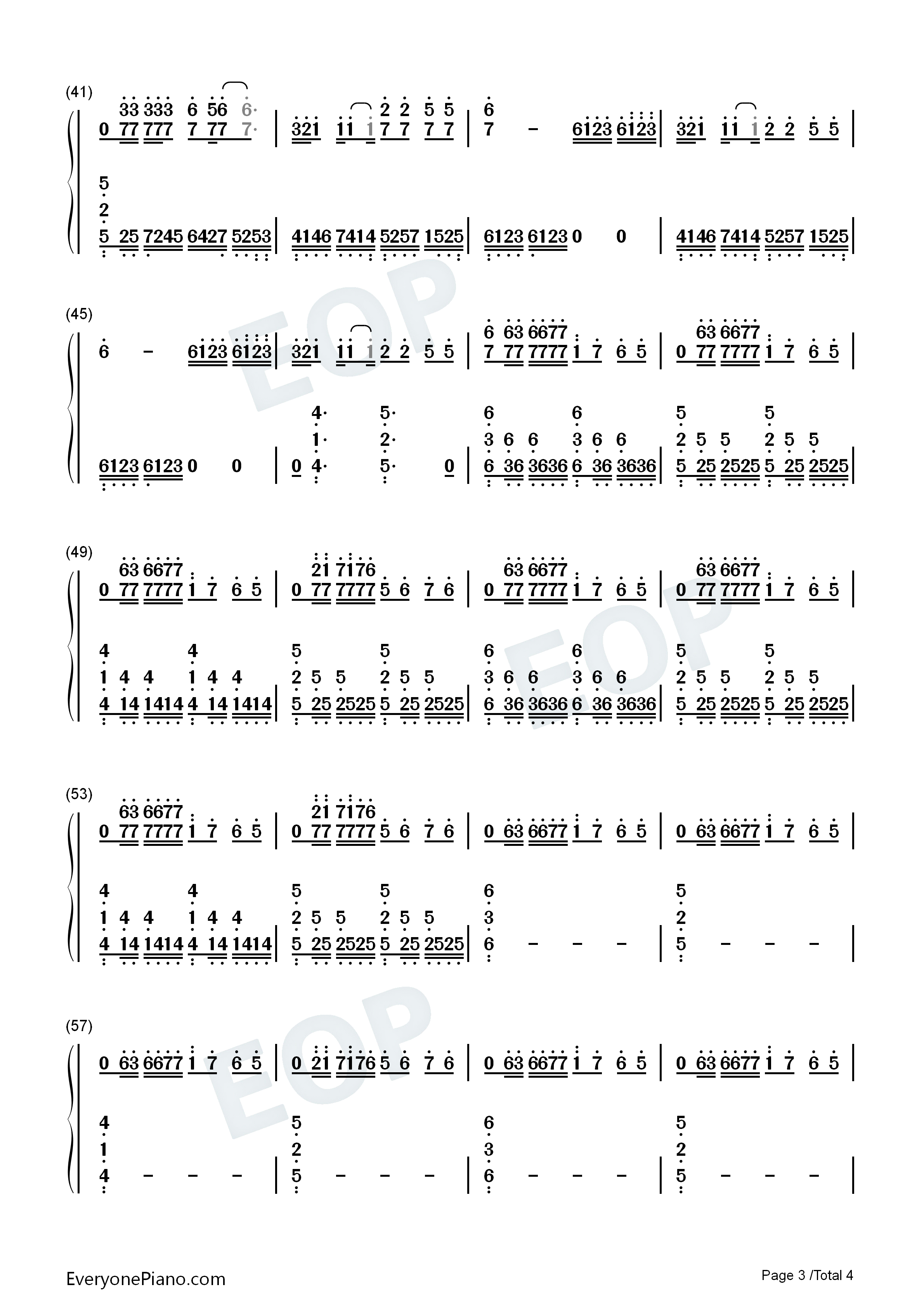 _棋魂_片尾曲（ヒカルの碁ED）钢琴简谱_棋魂演唱