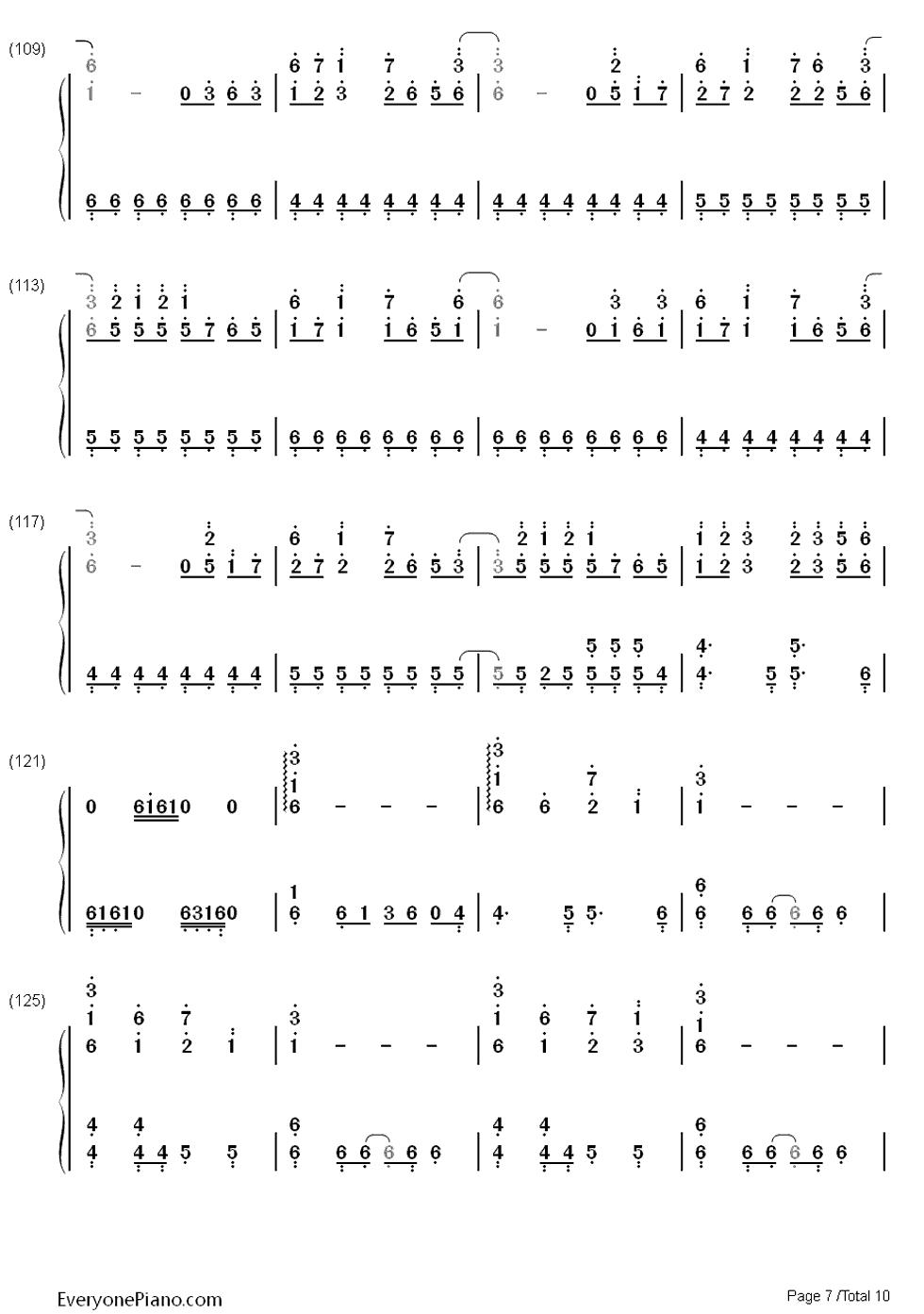 恋色マスタースパーク钢琴简谱_东方Project演唱
