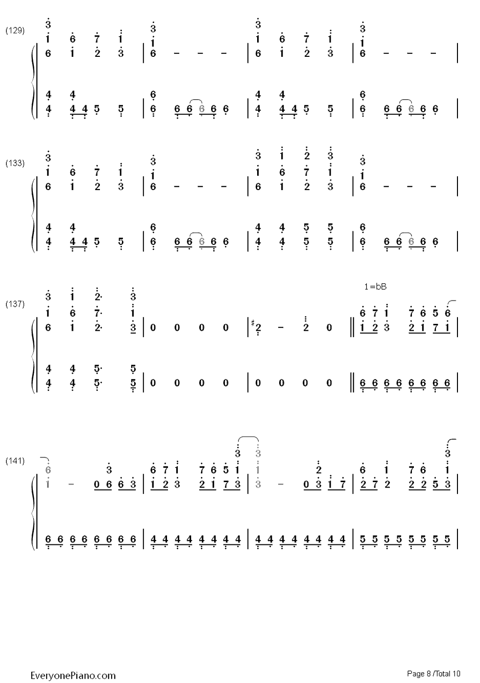 恋色マスタースパーク钢琴简谱_东方Project演唱