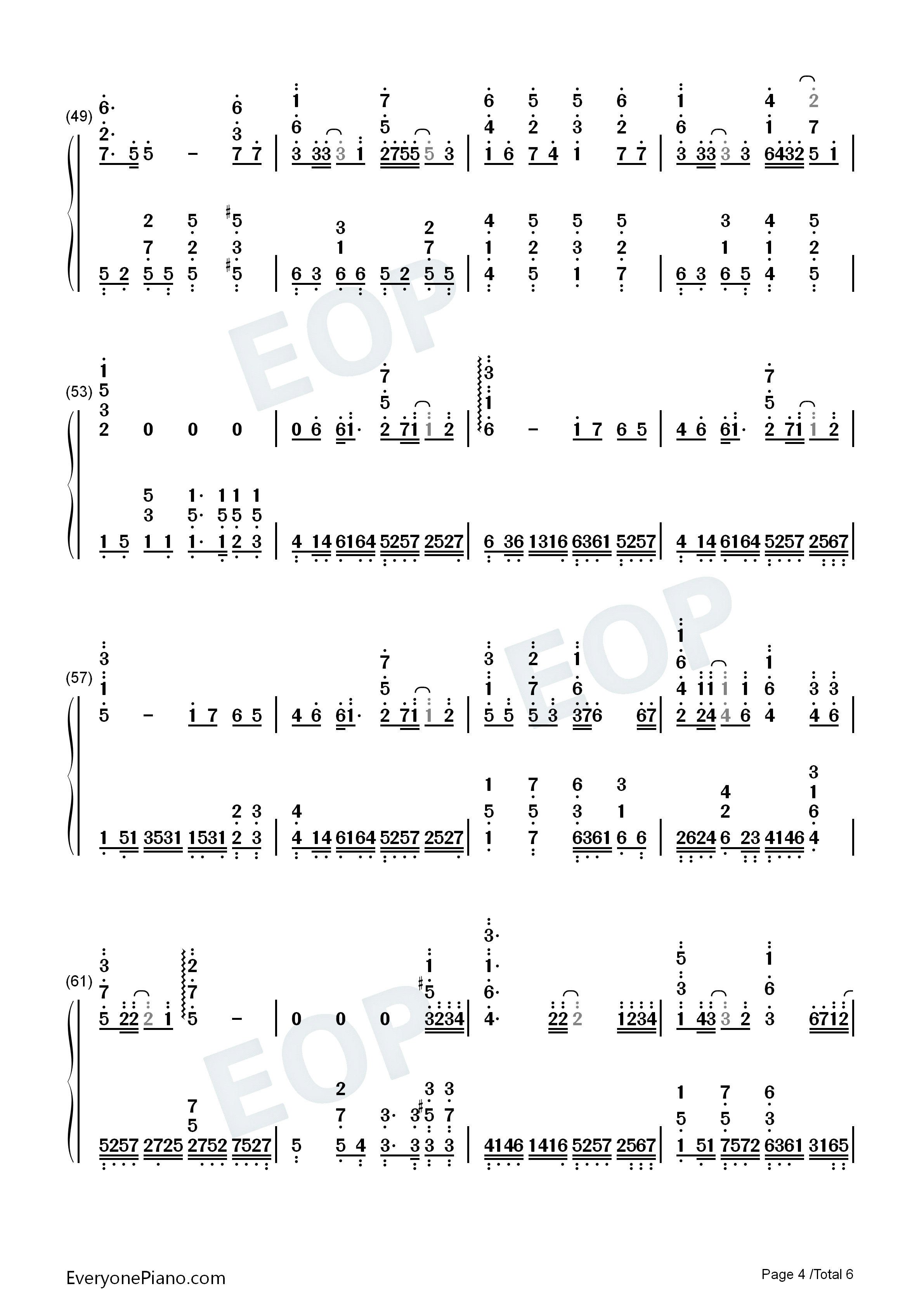 梦醒之后钢琴简谱_GARNET_CROW演唱