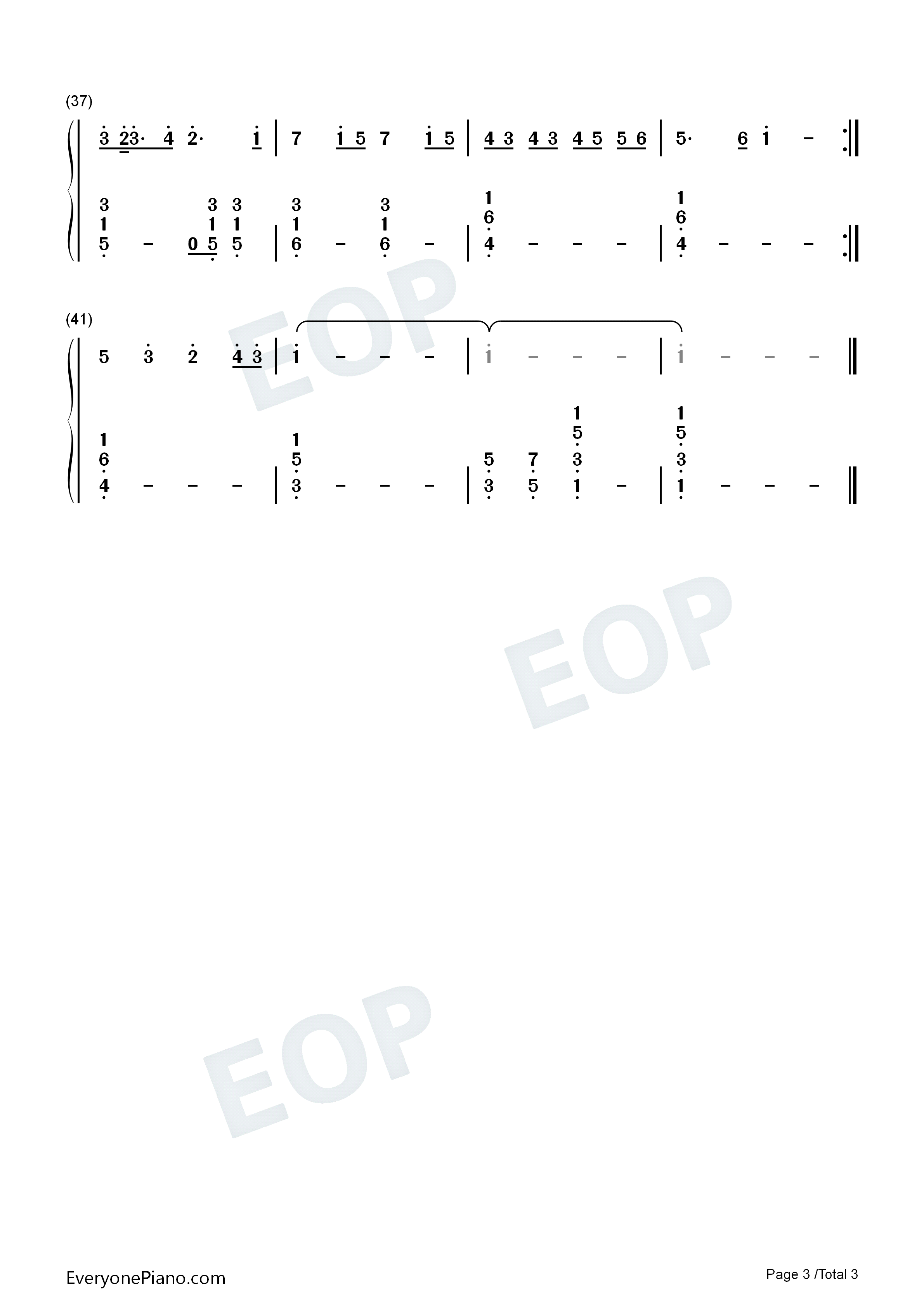 光（Hikari）钢琴简谱_宇多田光演唱