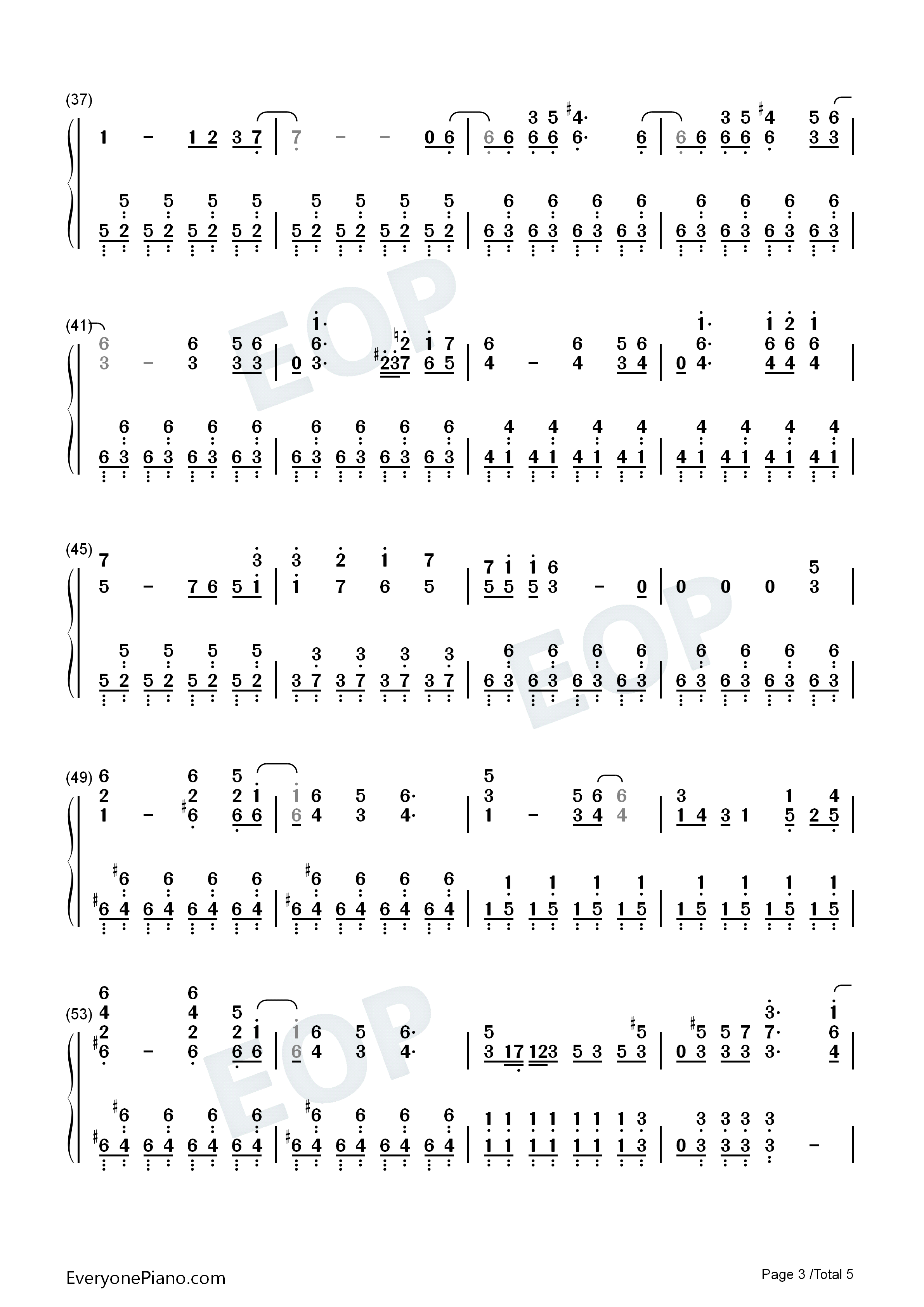 思い出は亿千万（亿千万的回忆）钢琴简谱_小宫真央演唱