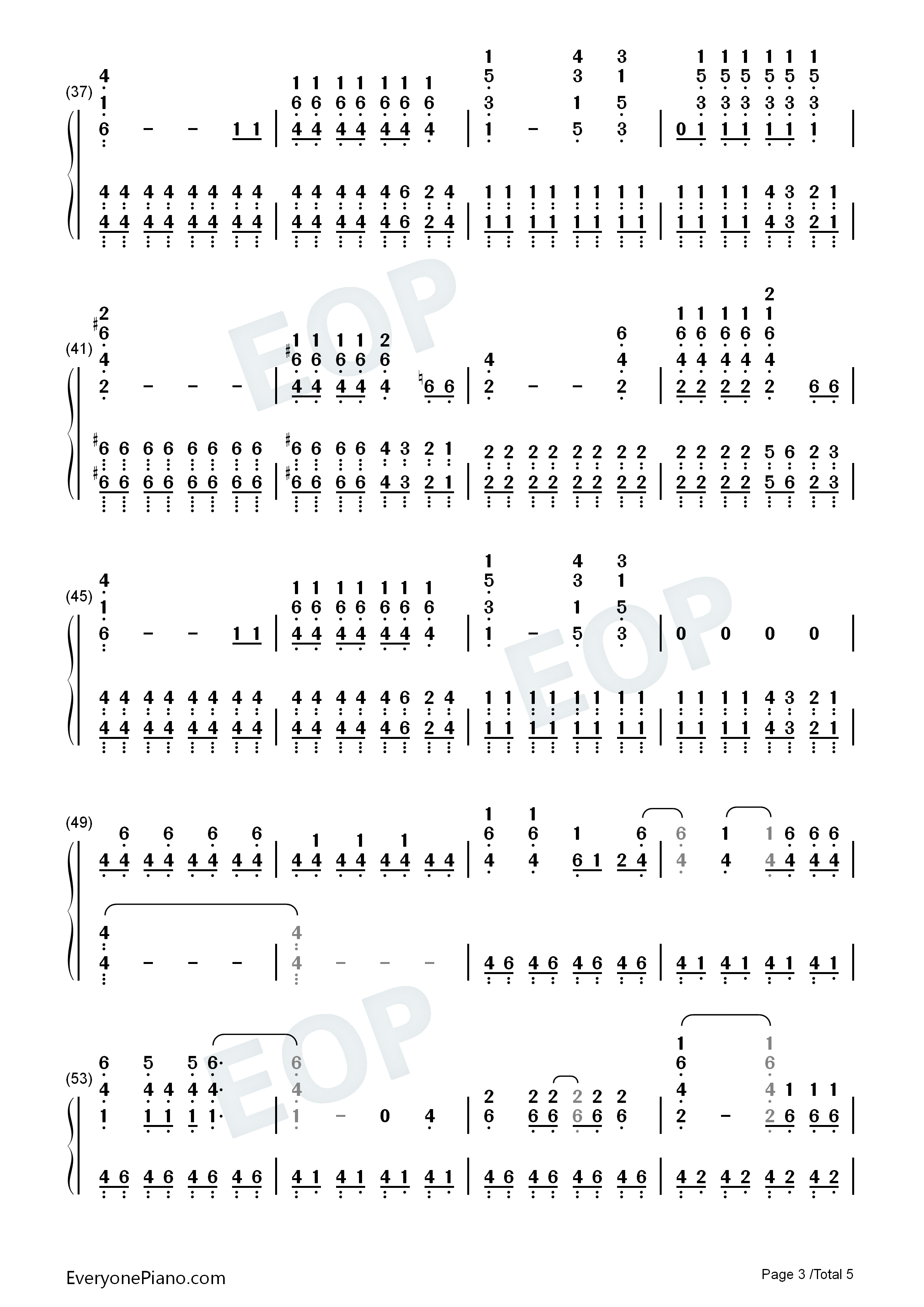 Back_To_Life钢琴简谱_3OH!3演唱