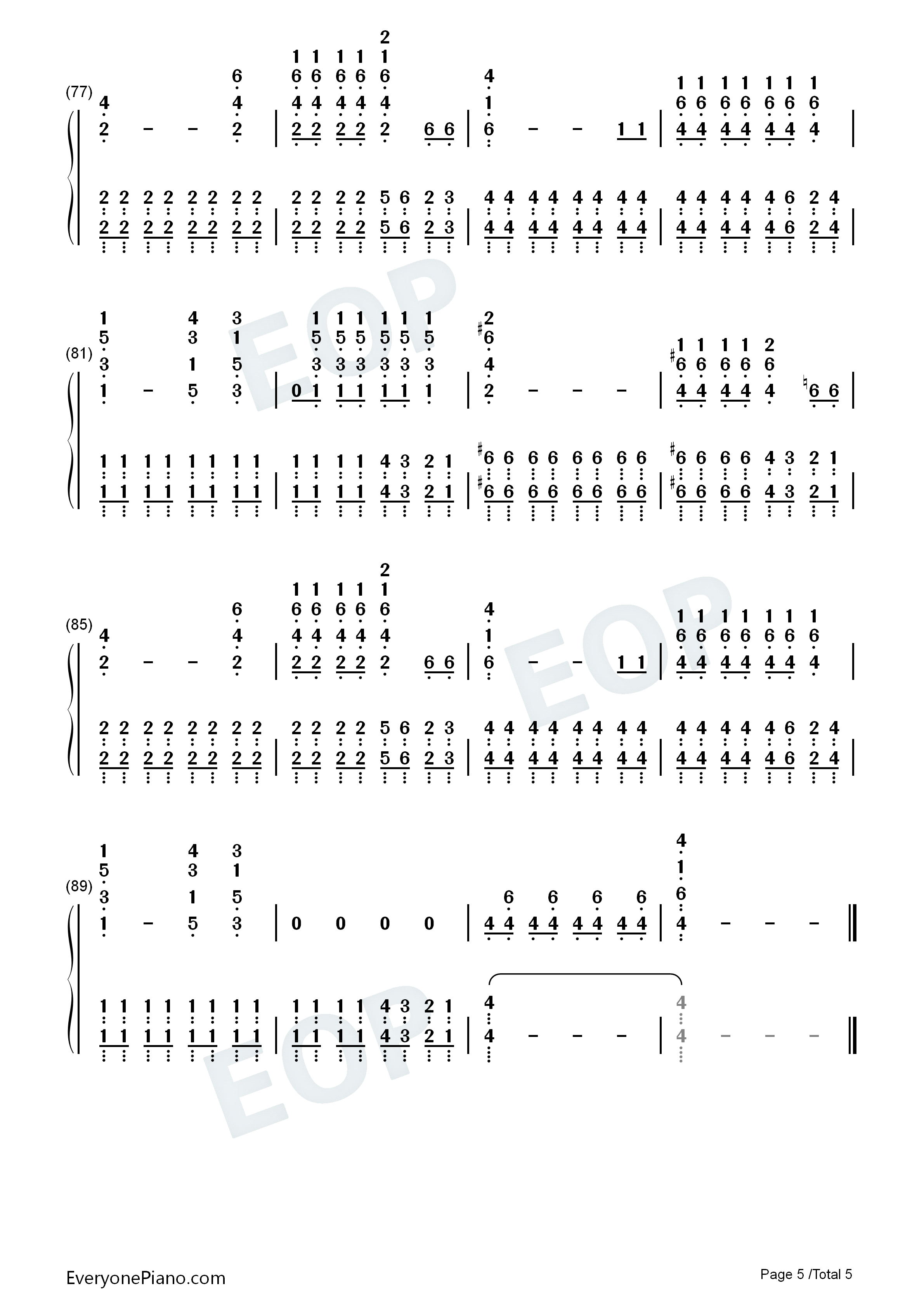 Back_To_Life钢琴简谱_3OH!3演唱