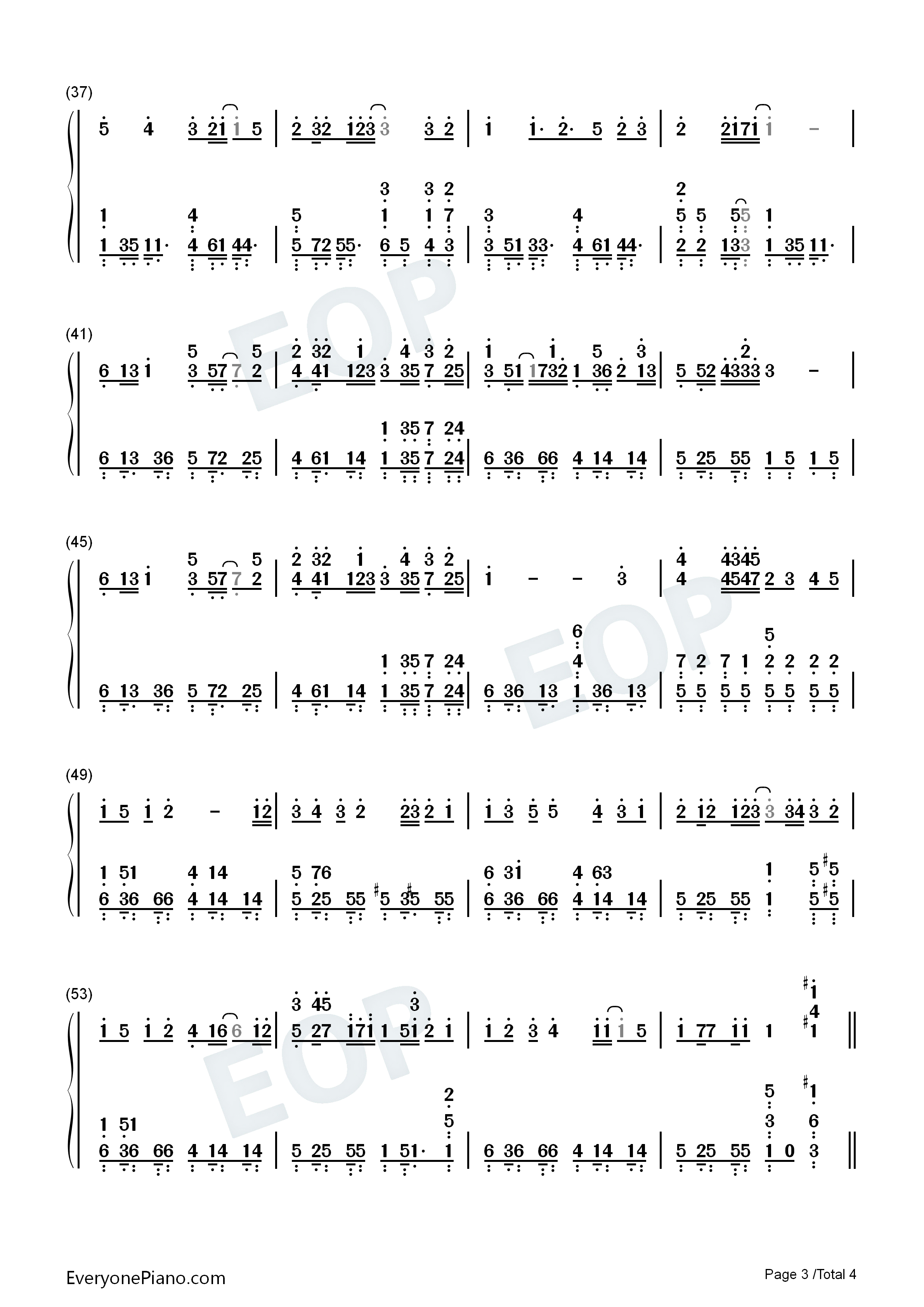 あなたの歌姫（你唯一的歌姬）钢琴简谱_初音未来演唱