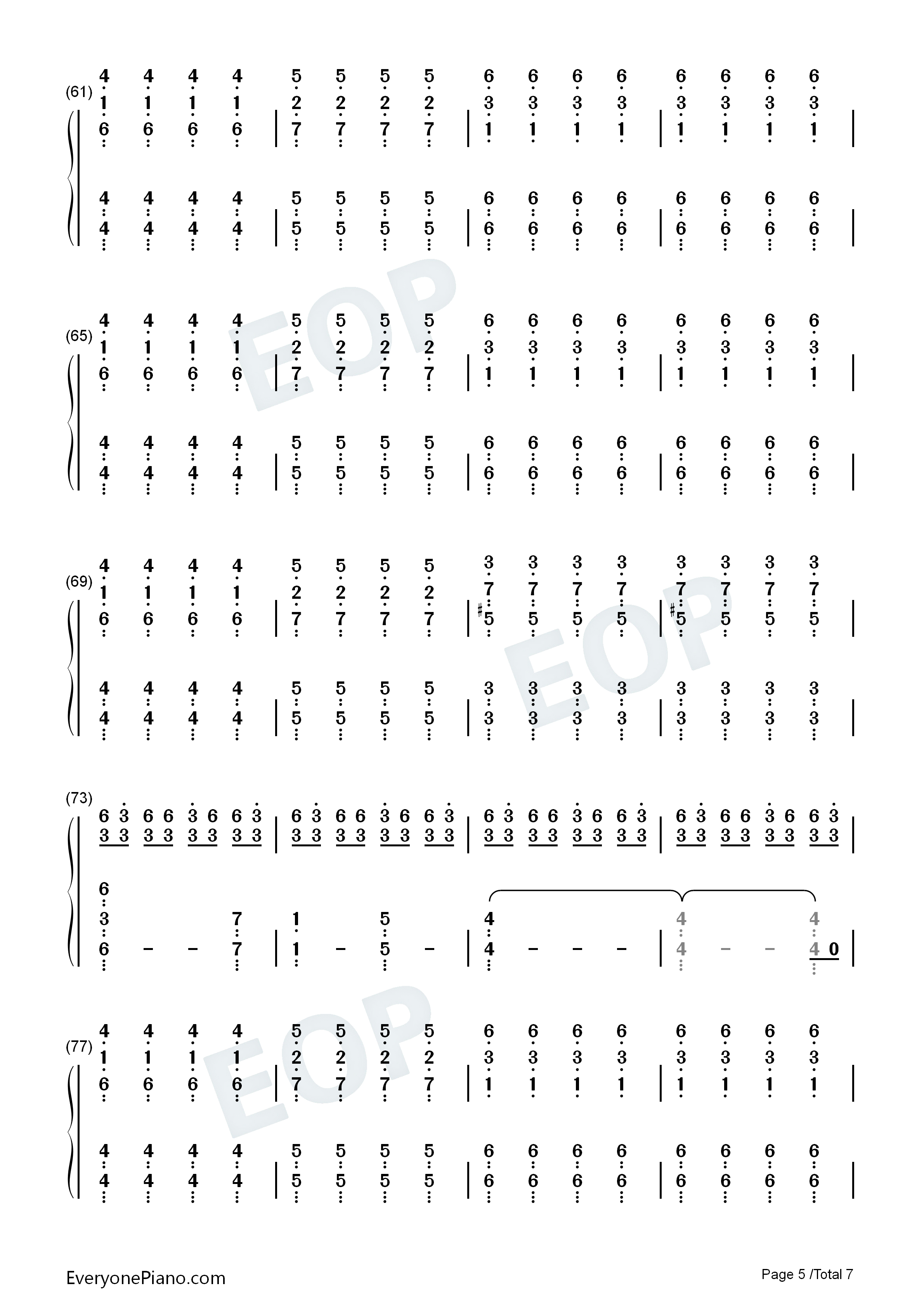 My_Life_钢琴简谱_50_Cent_Feat._Eminem_&_Adam_Levine演唱