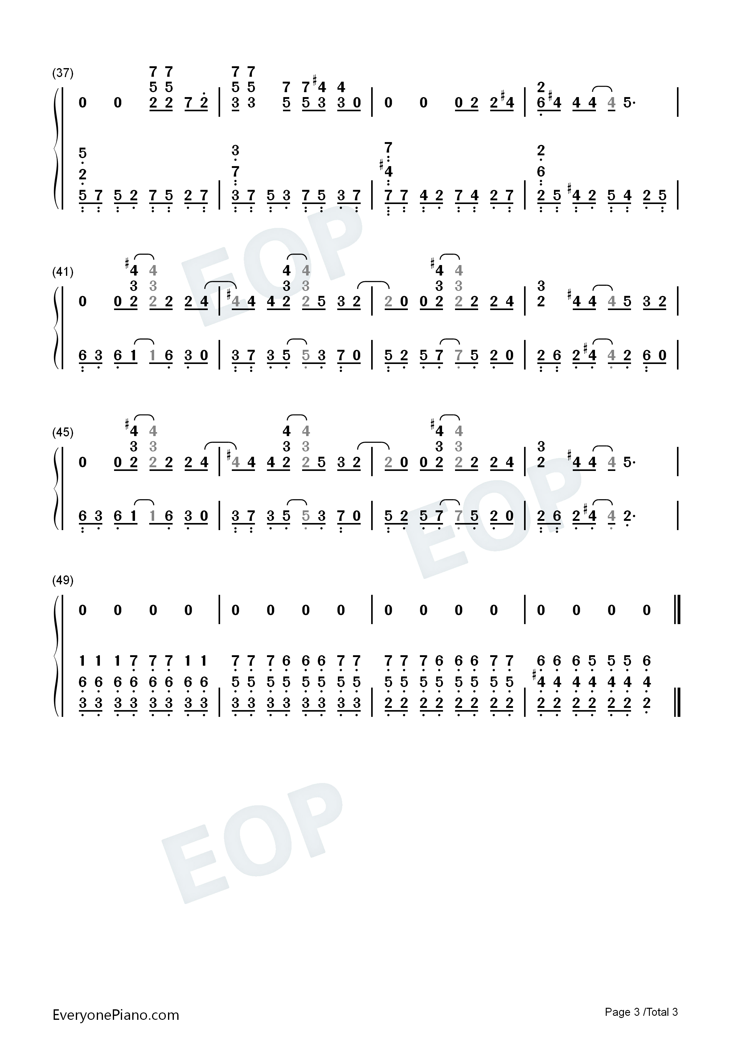 She_Wolf钢琴简谱_David_Guetta_ft._Sia演唱