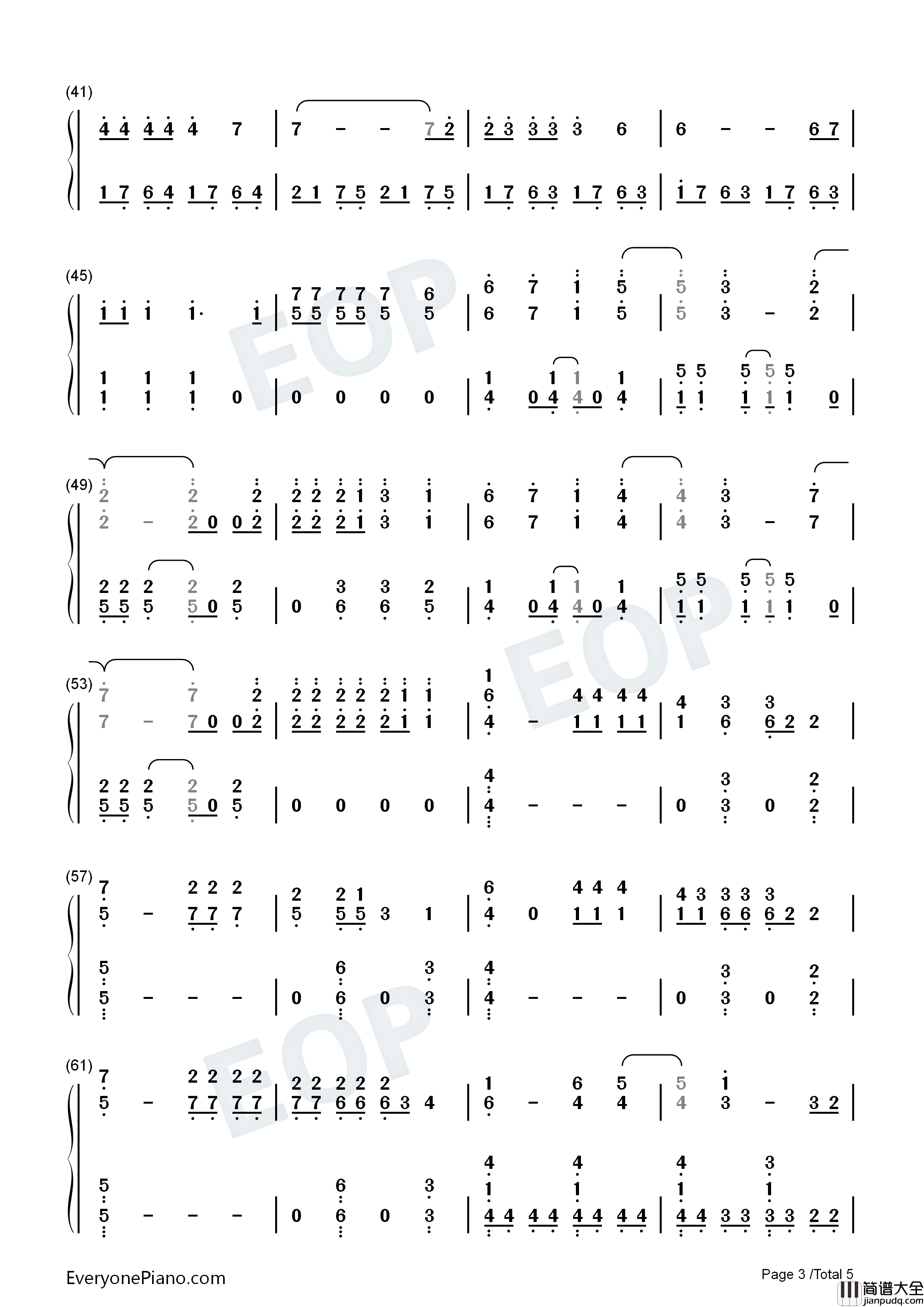 Heart_Attack钢琴简谱_Demi_Lovato演唱