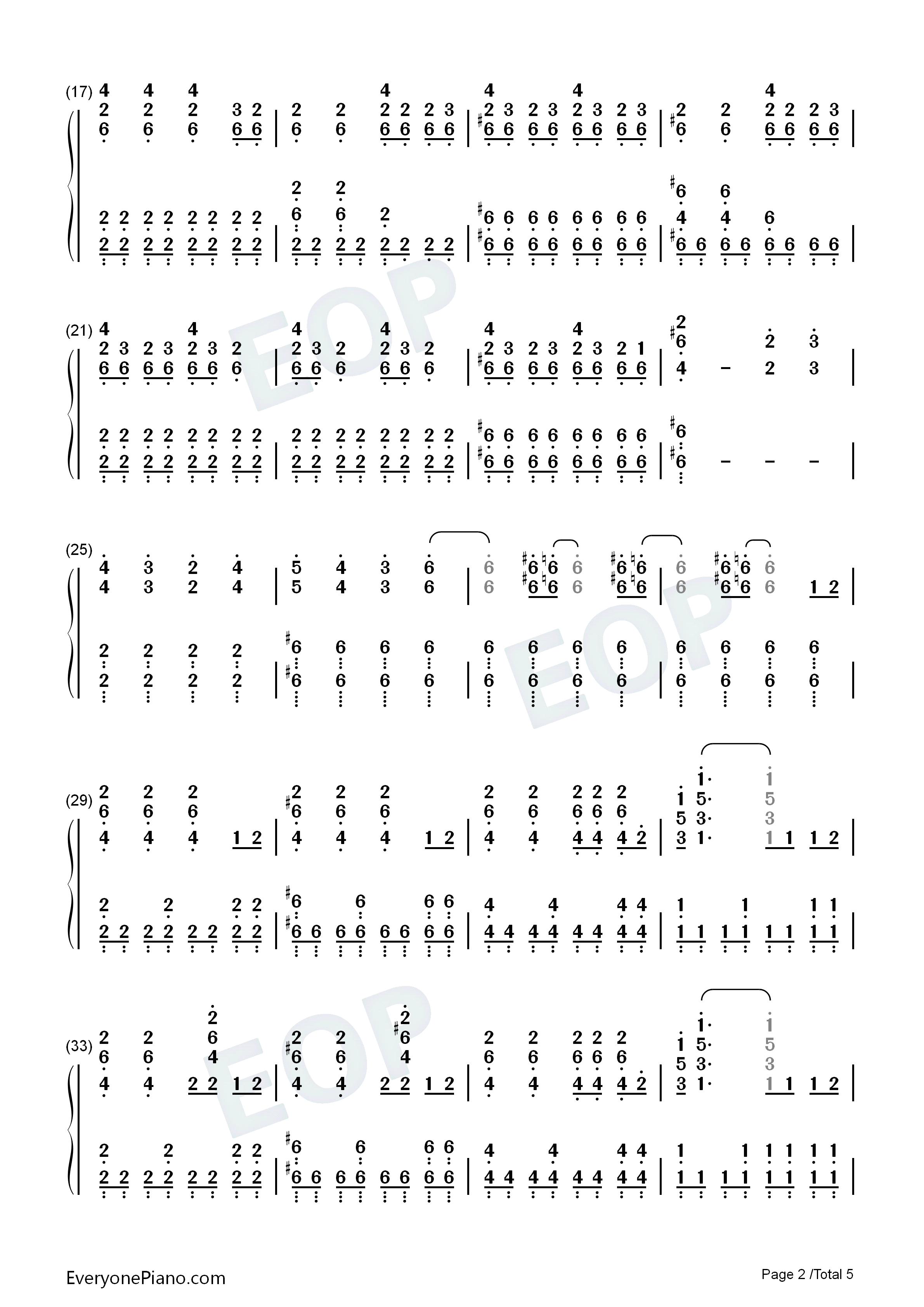 My_Songs_Know_What_You_Did_In_The_Dark钢琴简谱_Fall_Out_Boy演唱