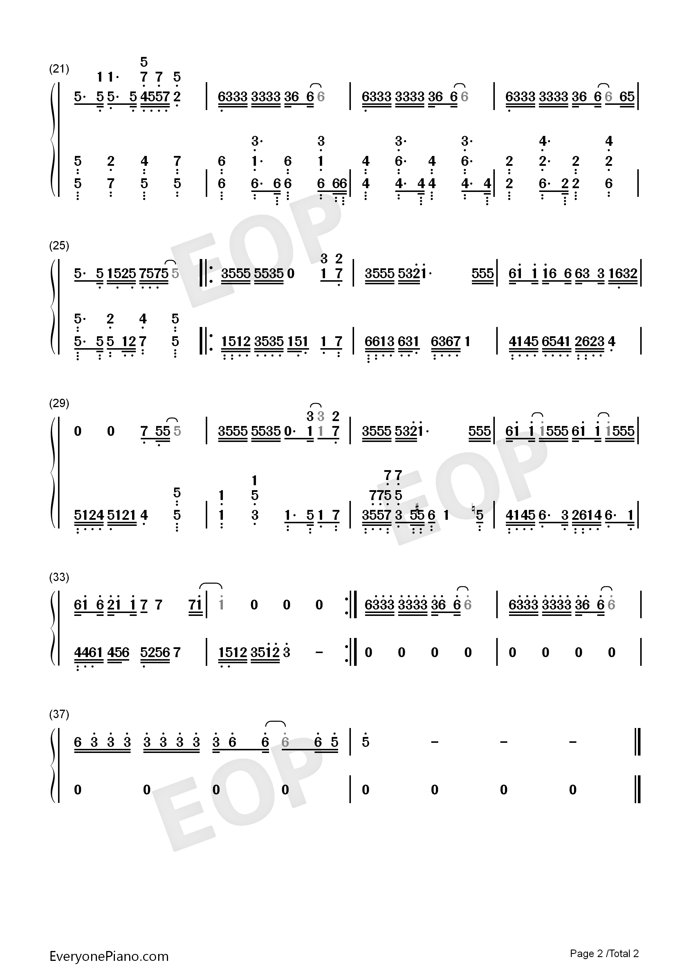 明天我要嫁给你钢琴简谱_周华健演唱