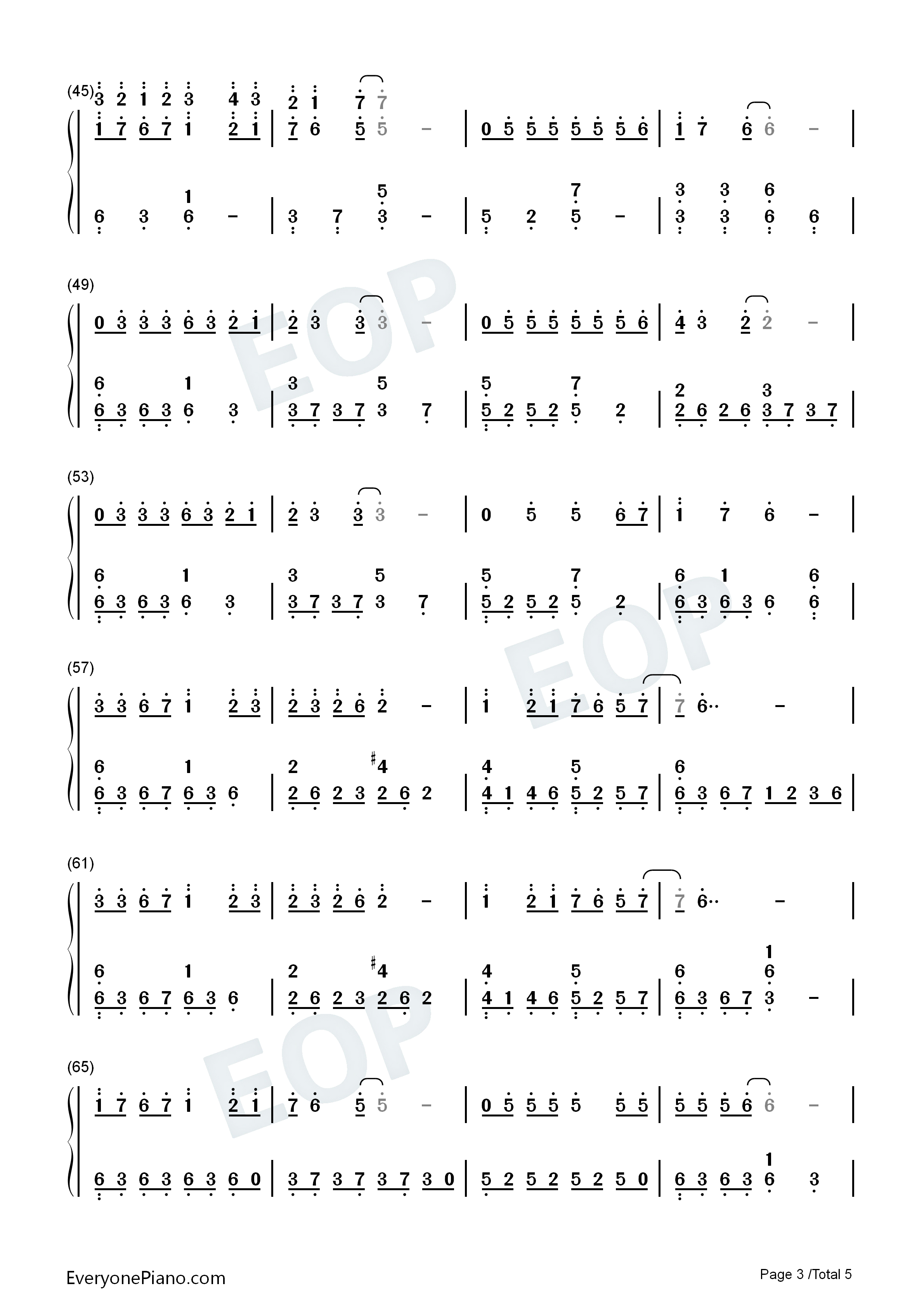 DAY BY DAY钢琴简谱_T_ara演唱