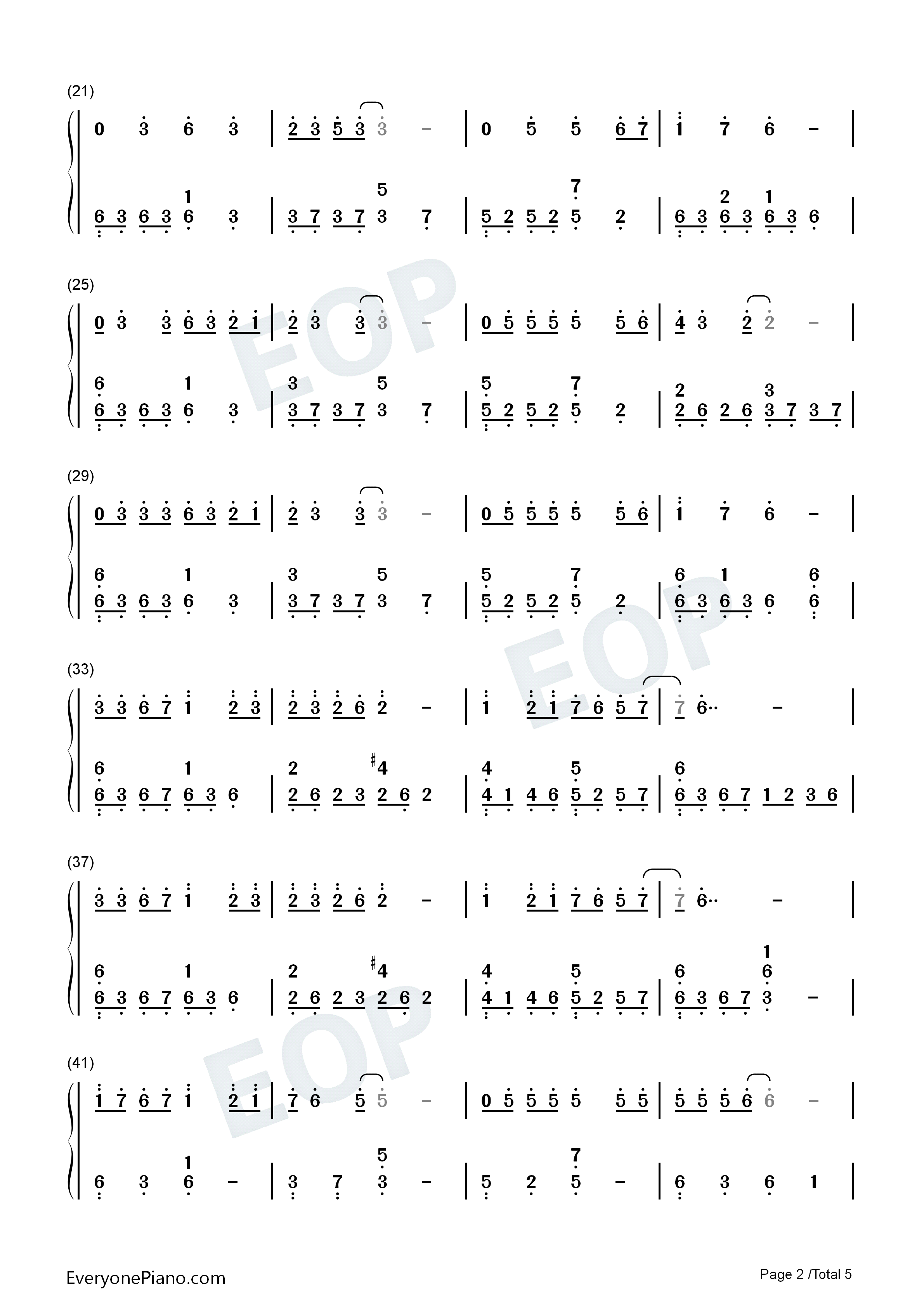 DAY BY DAY钢琴简谱_T_ara演唱