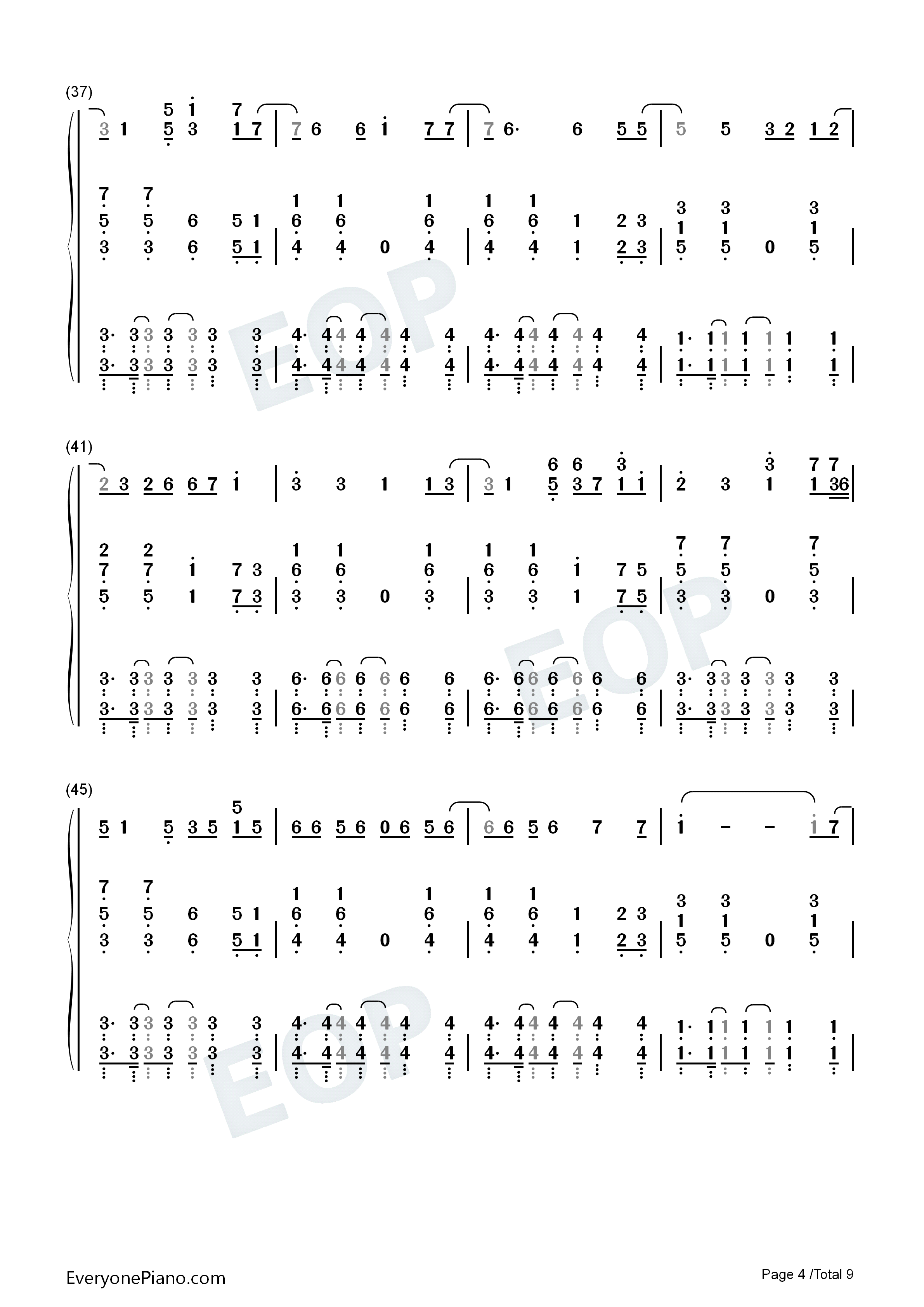 Fiction钢琴简谱_Beast演唱