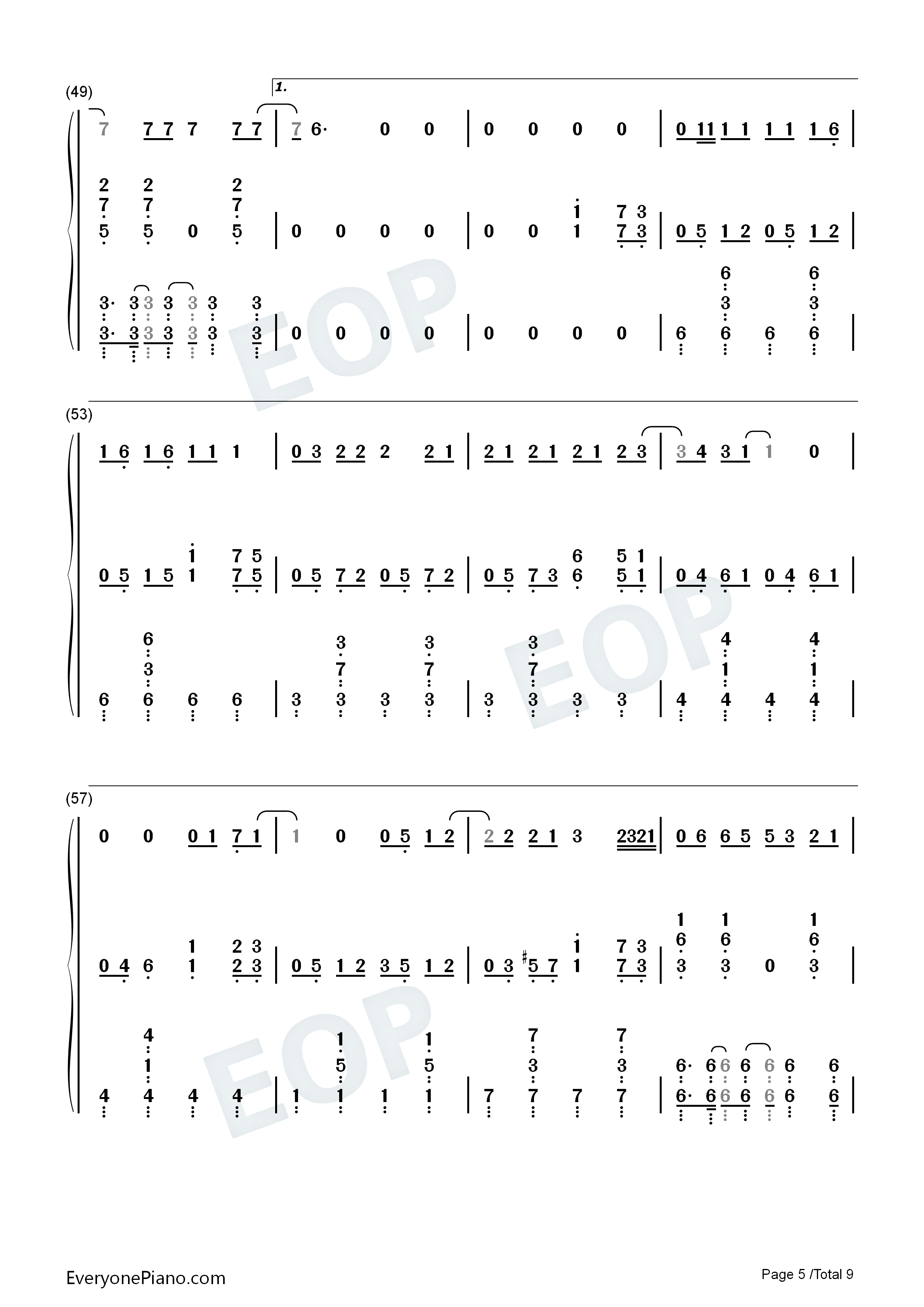 Fiction钢琴简谱_Beast演唱