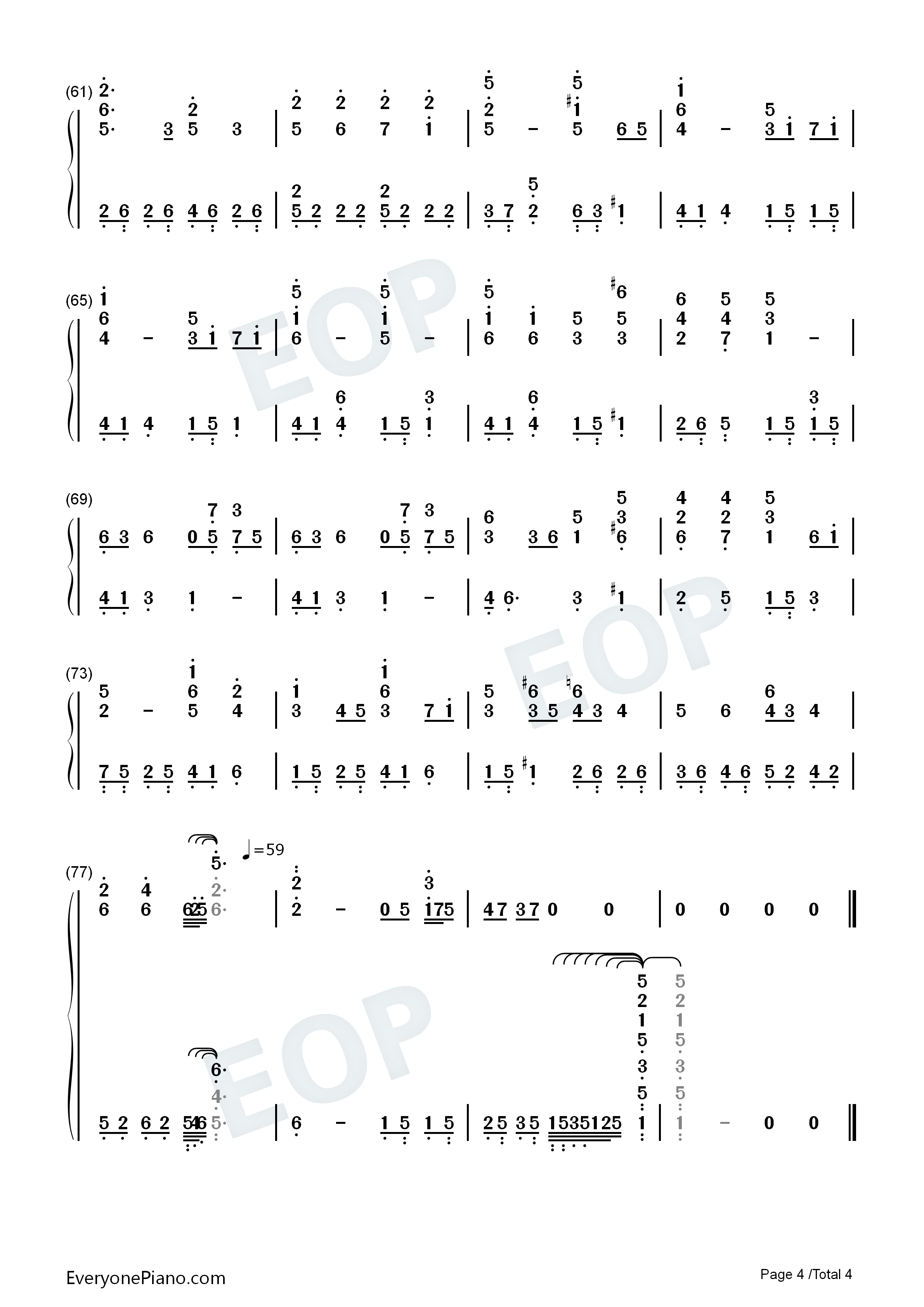 泪光闪闪（涙そうそう）钢琴简谱_夏川里美演唱