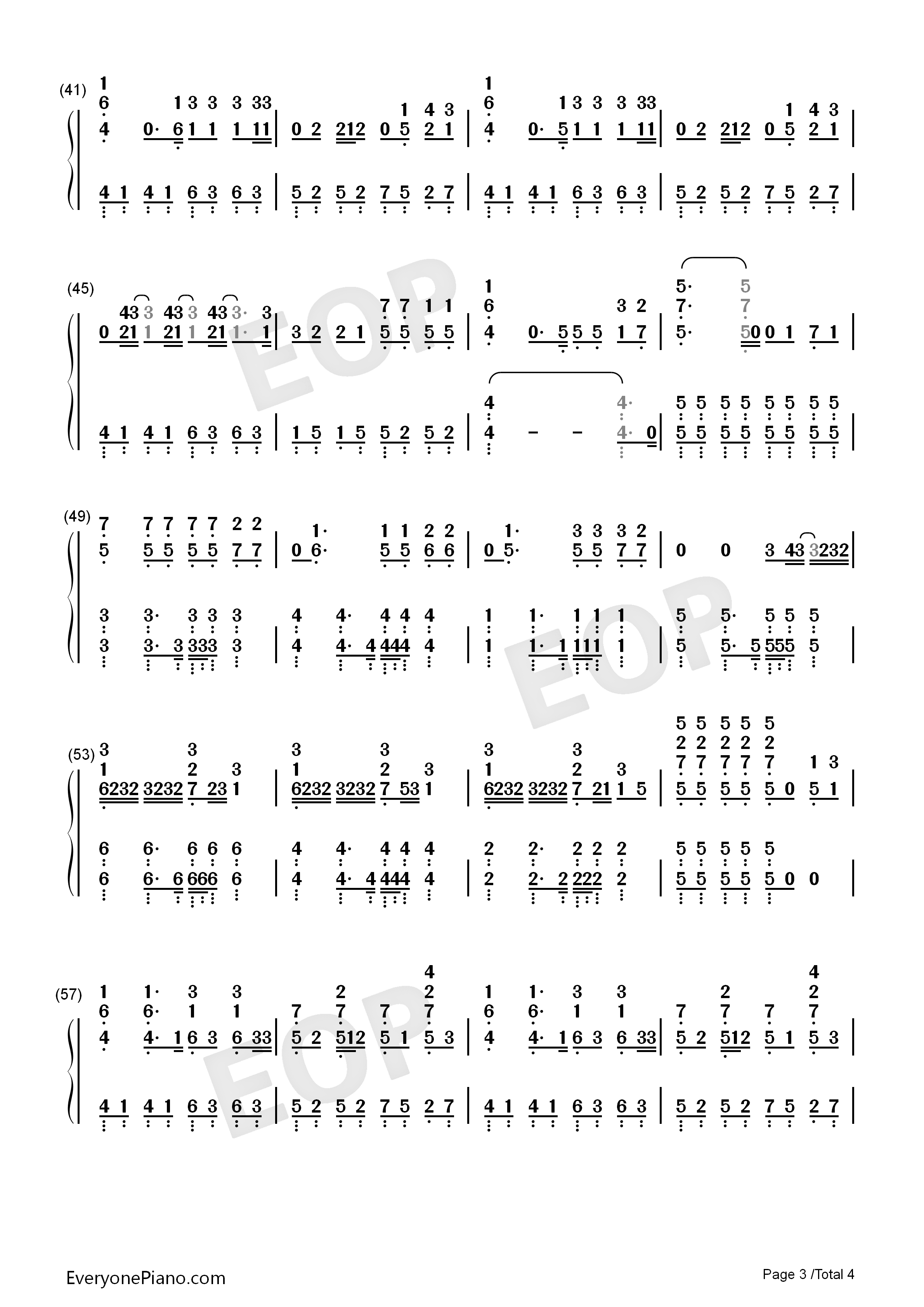 When_You're_Gone钢琴简谱_艾薇儿__Avril_Lavigne演唱