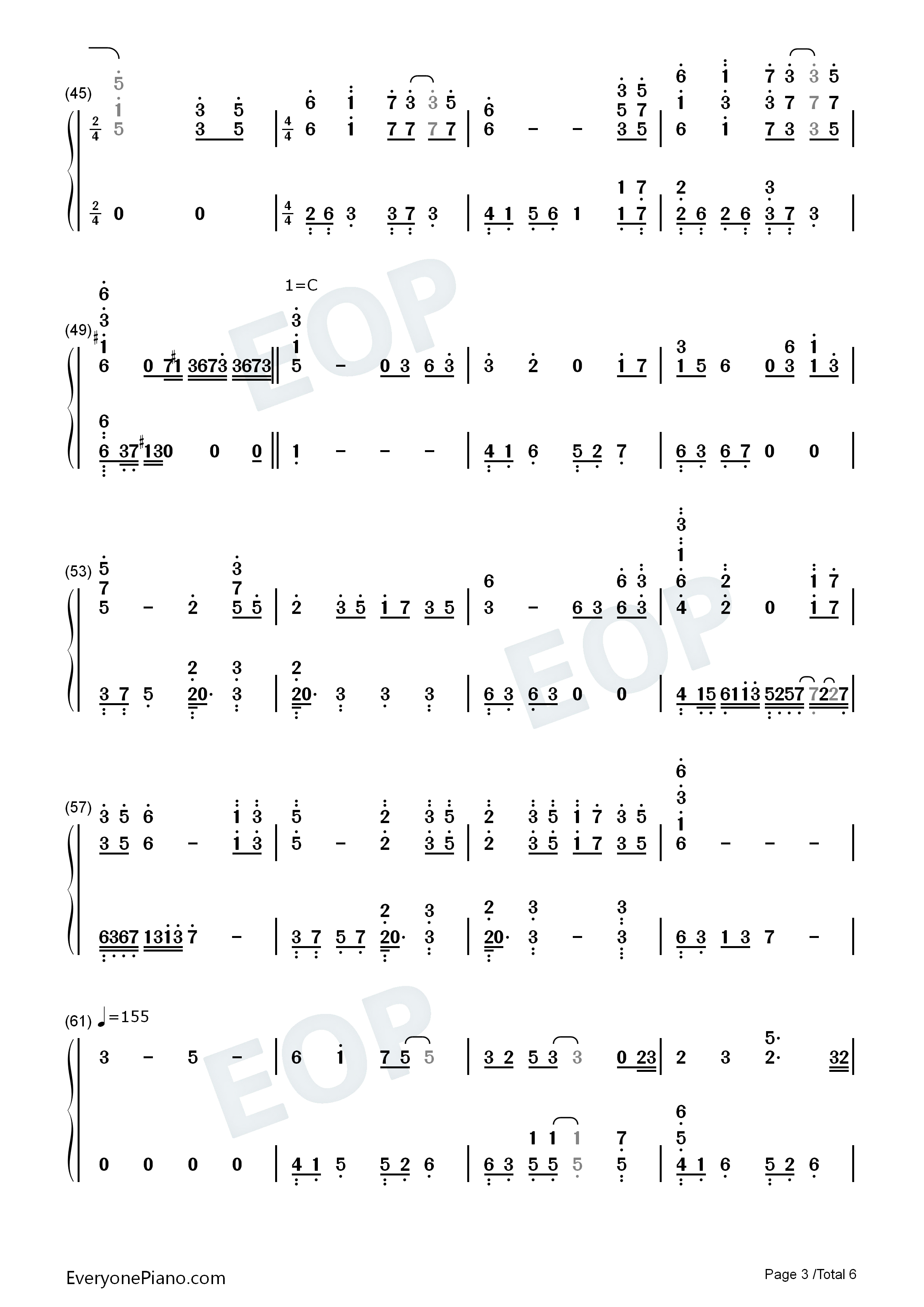 Epic_Tribute_Medley钢琴简谱_久石让演唱