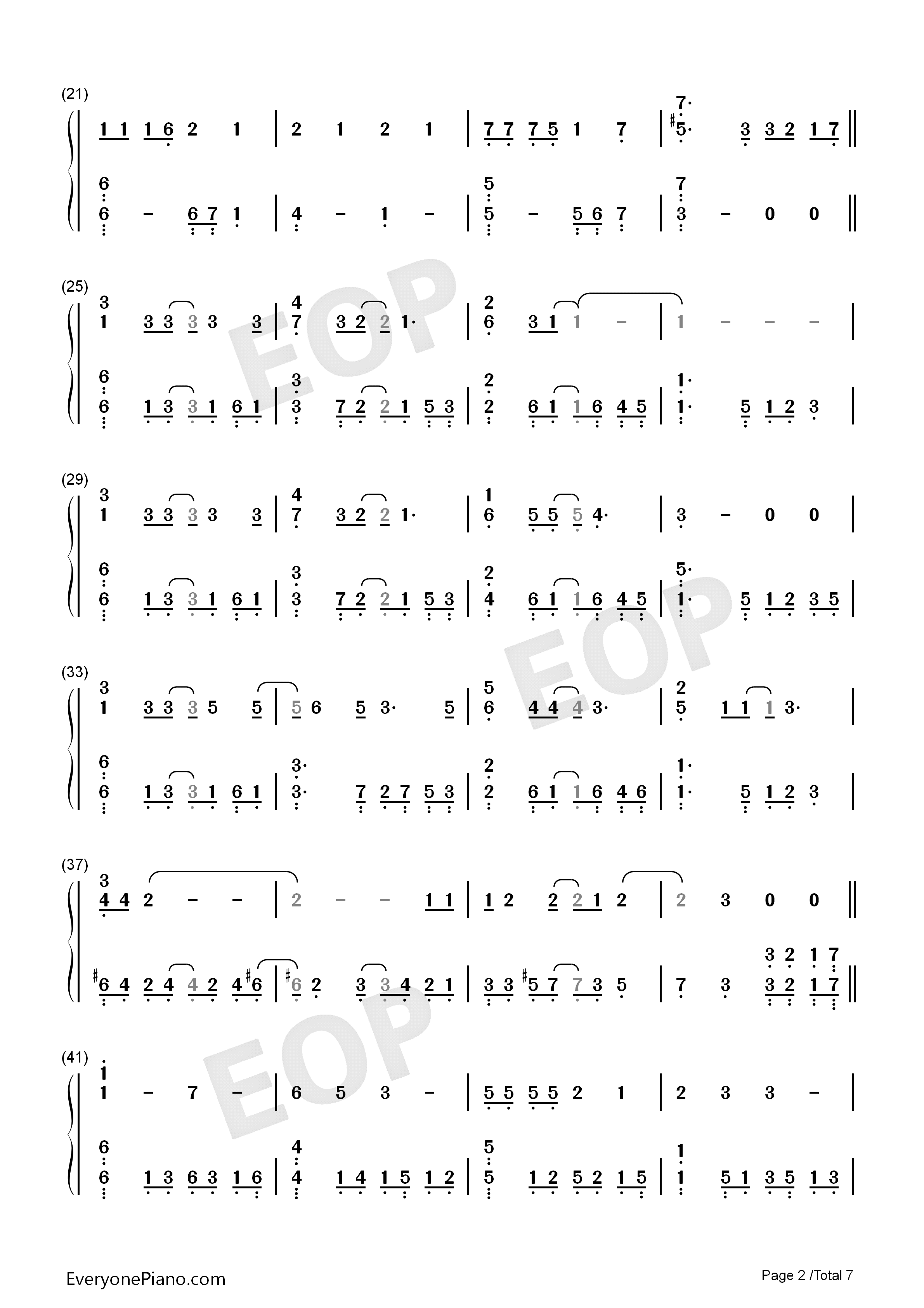 Can_You_Feel_My_World钢琴简谱_王力宏演唱