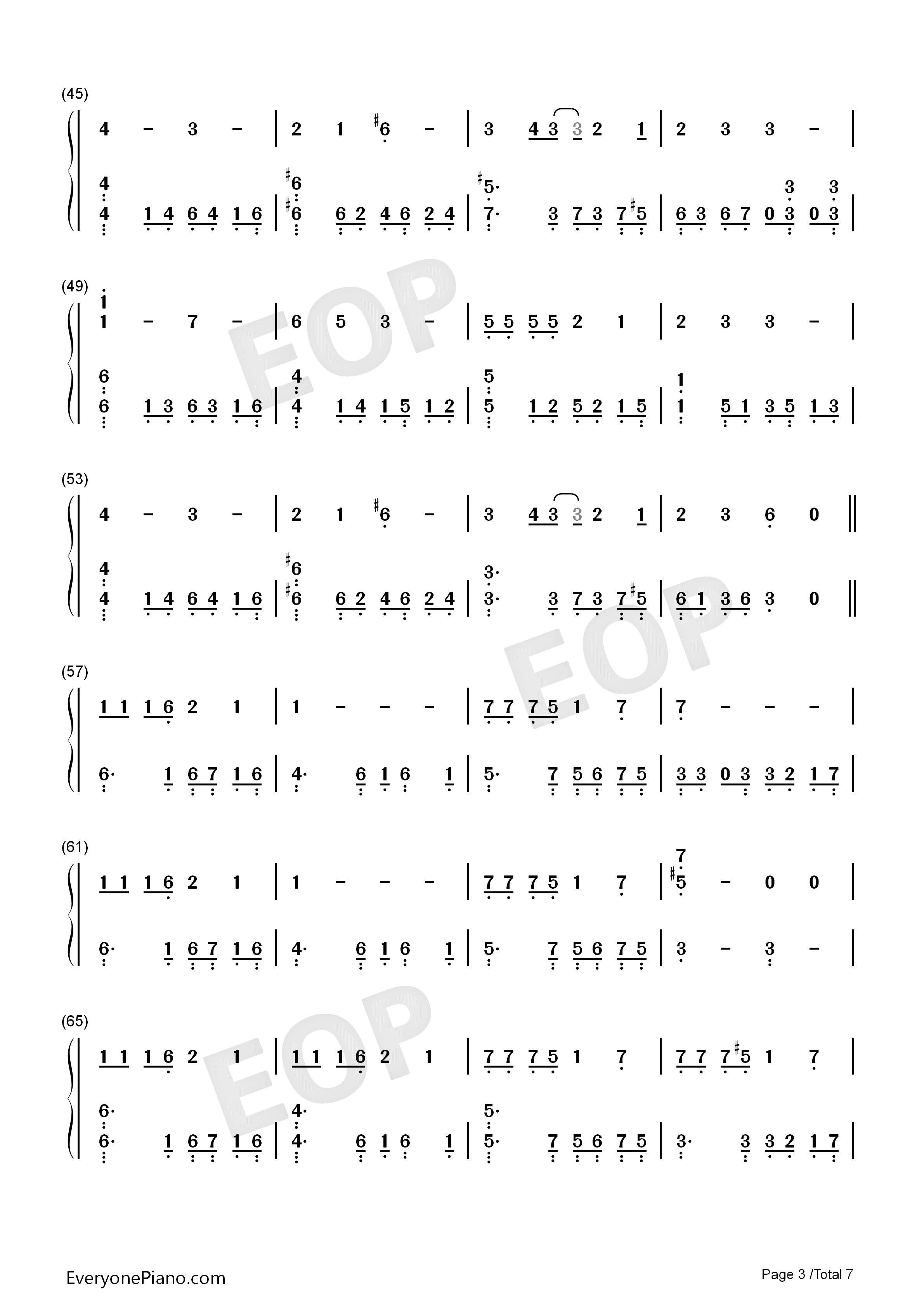 Can_You_Feel_My_World钢琴简谱_王力宏演唱