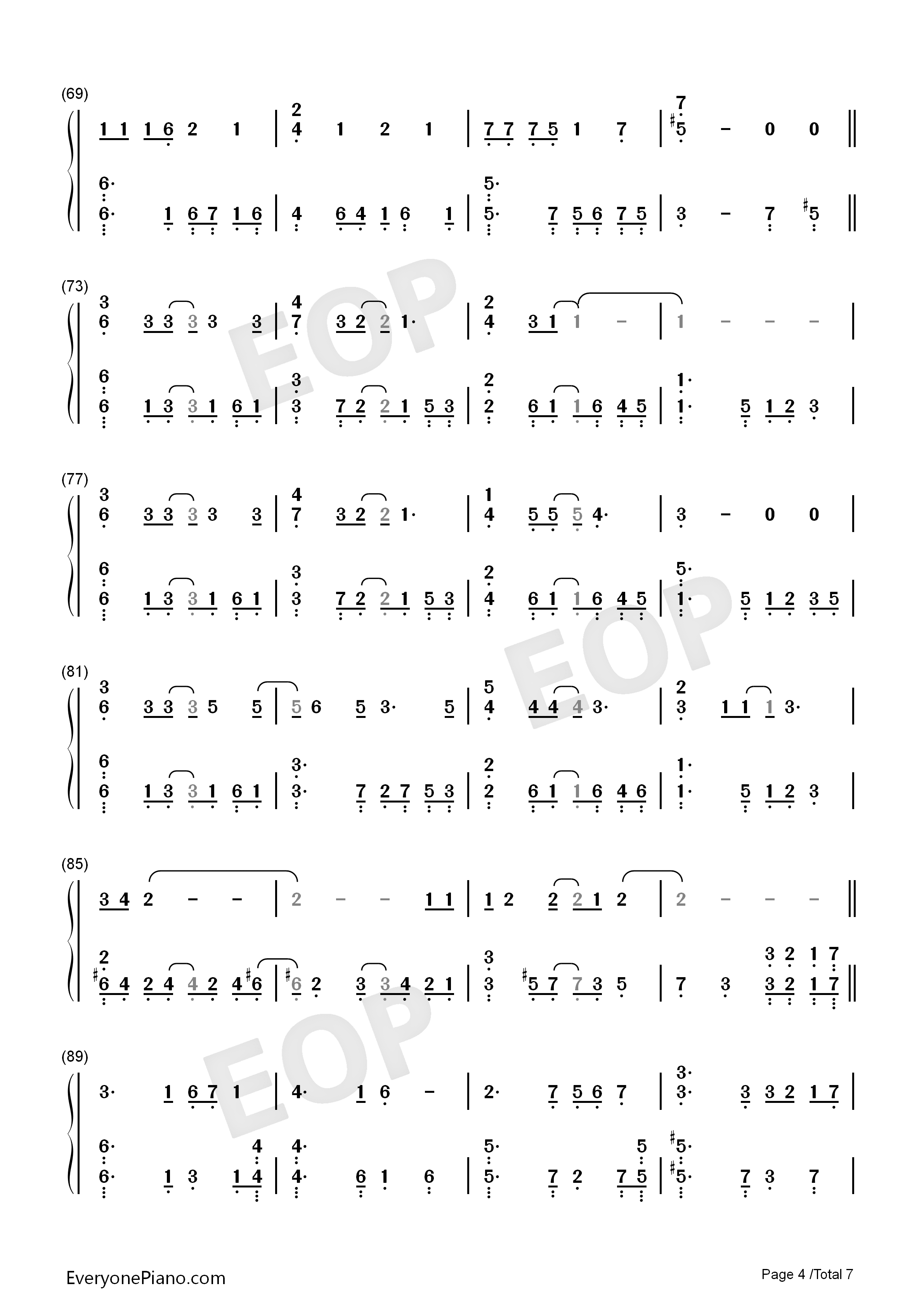 Can_You_Feel_My_World钢琴简谱_王力宏演唱